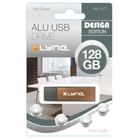 Xlyne ALU USB-Stick 128GB Aluminium, Bronze 177570-2 USB-A (USB 2.0) Xlyne ALU USB-Stick 128GB Aluminium, Bronze 177570-2 USB-A (USB 2.0)
