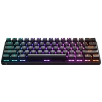 Steelseries Apex Pro Mini Wireless Bluetooth®, Funk Gaming-Tastatur Deutsch, QWERTZ Schwarz Abnehmbares Kabel, Beleuchtet Steelseries Apex Pro Mini Wireless Bluetooth®, Funk Gaming-Tastatur Deutsch, QWERTZ Schwarz Abnehmbares Kabel, Beleuchtet