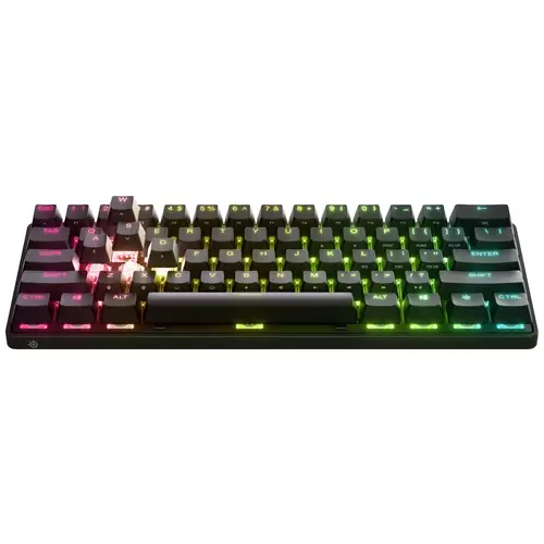 Steelseries Apex Pro Mini Wireless Bluetooth®, Funk Gaming-Tastatur Deutsch, QWERTZ Schwarz Abnehmbares Kabel, Beleuchtet Steelseries Apex Pro Mini Wireless Bluetooth®, Funk Gaming-Tastatur Deutsch, QWERTZ Schwarz Abnehmbares Kabel, Beleuchtet