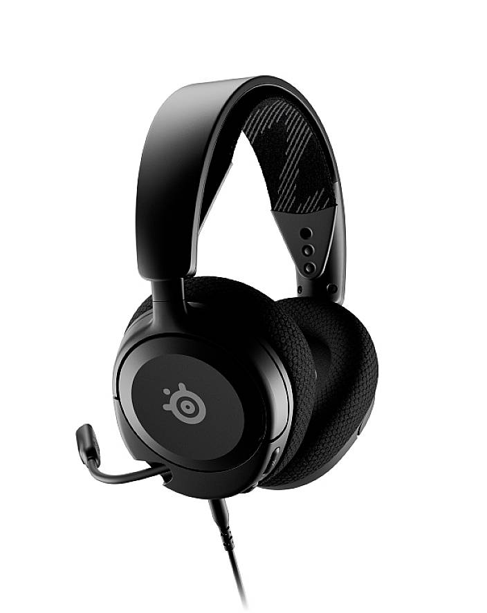 Steelseries Arctis Nova 1 Over Ear Headset kabelgebunden Stereo Schwarz Mikrofon-Rauschunterdrückung Headset, Lautstärkeregelung