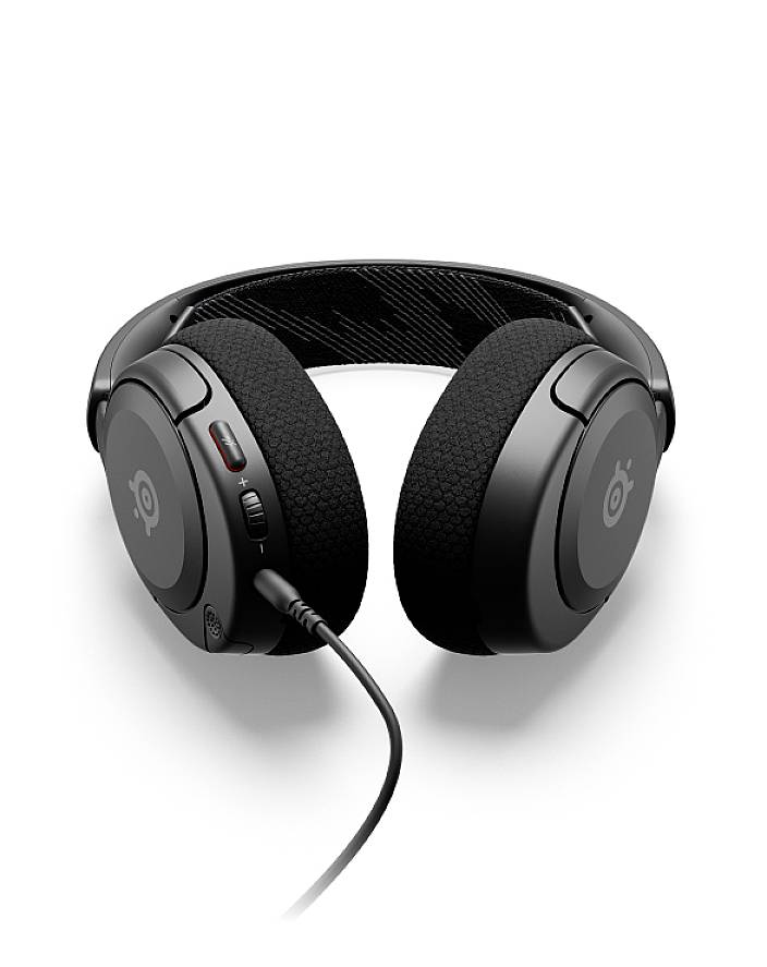 Steelseries Arctis Nova 1 Over Ear Headset kabelgebunden Stereo Schwarz Mikrofon-Rauschunterdrückung Headset, Lautstärkeregelung