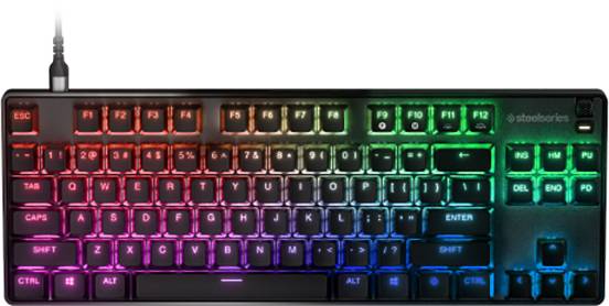 Steelseries Apex 9 TKL USB Gaming-Tastatur Deutsch, QWERTZ Schwarz 