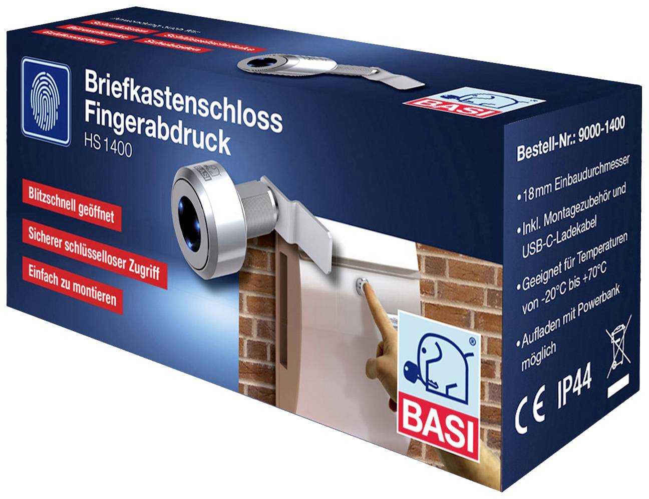 Basi 9000-1400 Briefkastenschloss