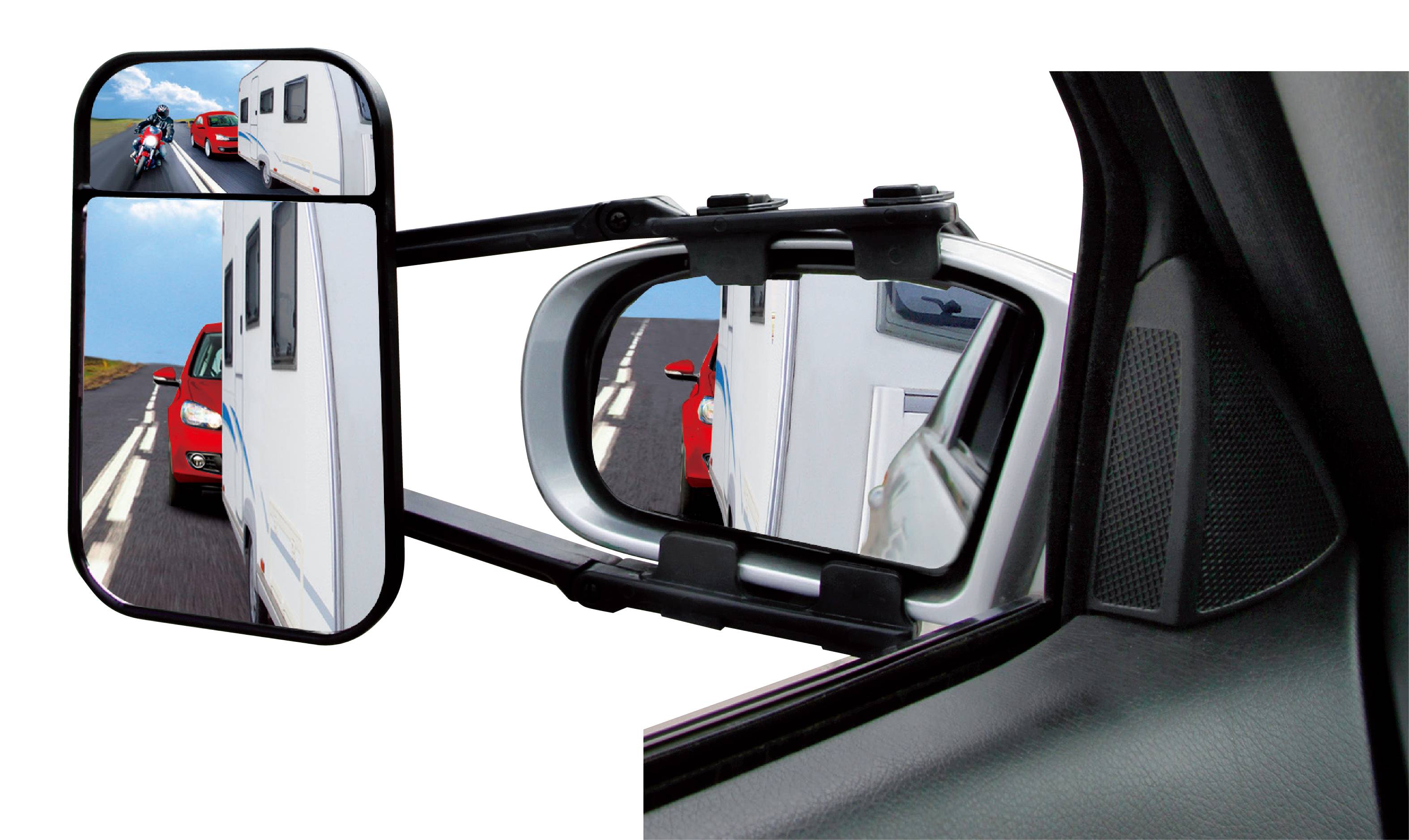 IWH Caravanspiegel XL Duo 019606 Rückspiegel 220 mm x 125 mm