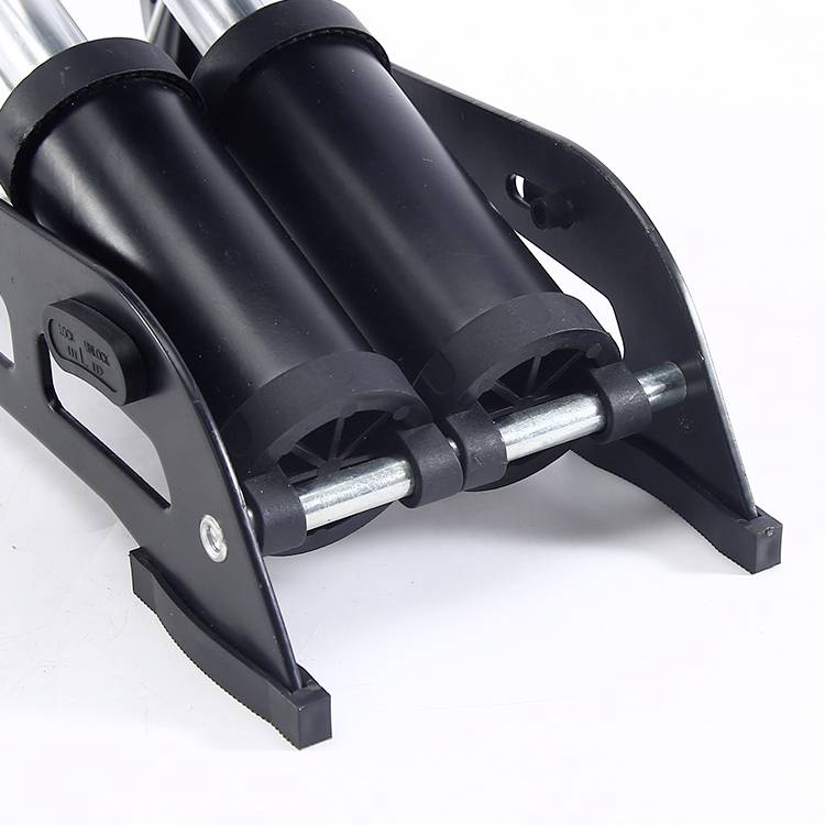 IWH 019701 Fußpumpe 10 bar Analoges Manometer, 2 Zylinder