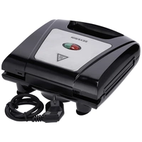 Severin 2968 Sandwich-Toaster Edelstahl (gebürstet), Schwarz Severin 2968 Sandwich-Toaster Edelstahl (gebürstet), Schwarz