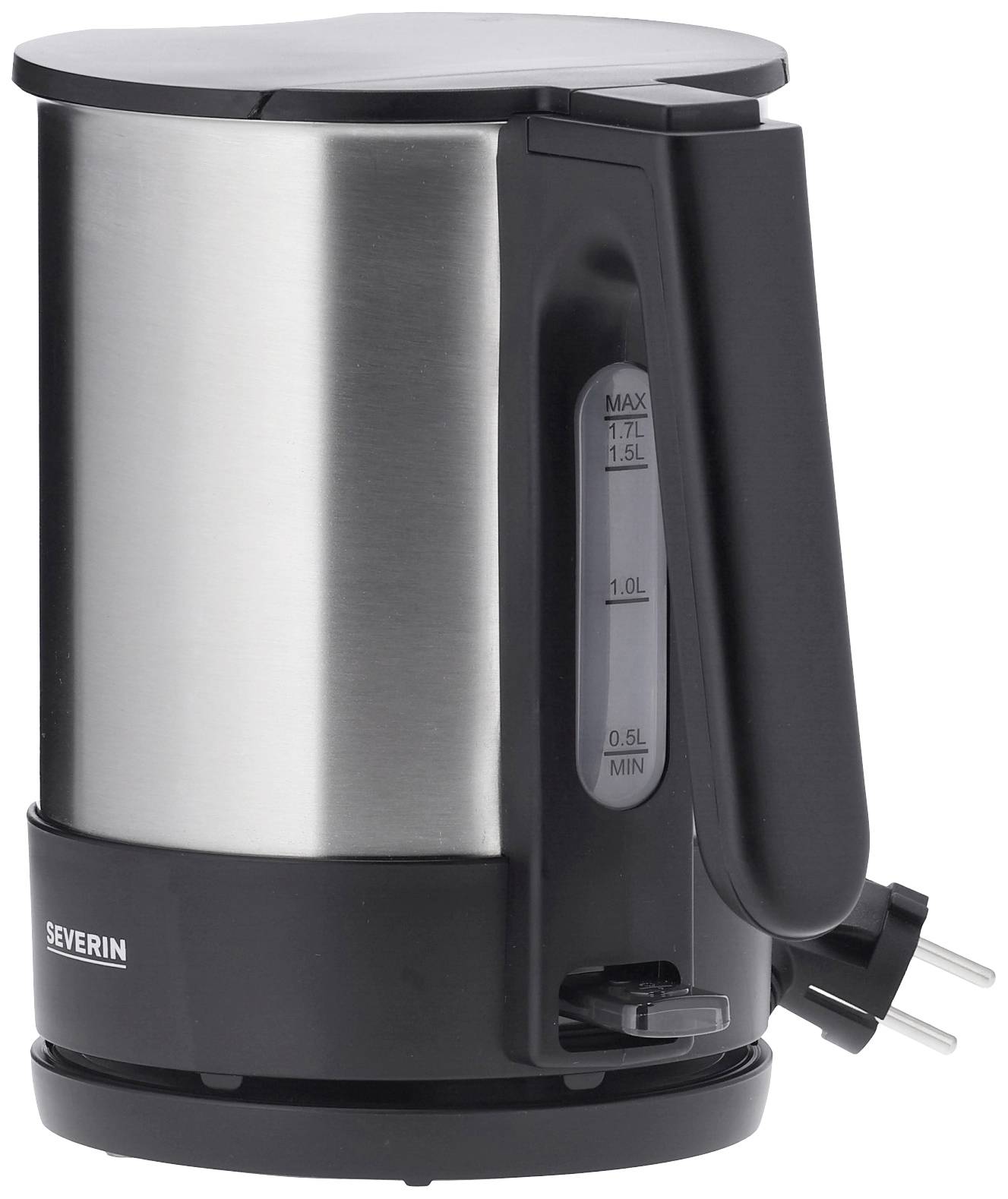 Severin 3409 Wasserkocher schnurlos Edelstahl (gebürstet) Fassungsvermögen: 1.7l