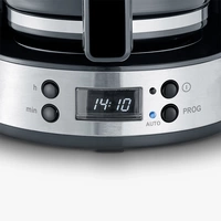 Severin 4826 Kaffeemaschine Edelstahl (gebürstet), Schwarz Fassungsvermögen Tassen=10 Timerfunktion, Warmhaltefunktion, Glaskanne Severin 4826 Kaffeemaschine Edelstahl (gebürstet), Schwarz Fassungsvermögen Tassen=10 Timerfunktion, Warmhaltefunktion, Glaskanne