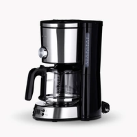Severin 4826 Kaffeemaschine Edelstahl (gebürstet), Schwarz Fassungsvermögen Tassen=10 Timerfunktion, Warmhaltefunktion, Glaskanne Severin 4826 Kaffeemaschine Edelstahl (gebürstet), Schwarz Fassungsvermögen Tassen=10 Timerfunktion, Warmhaltefunktion, Glaskanne