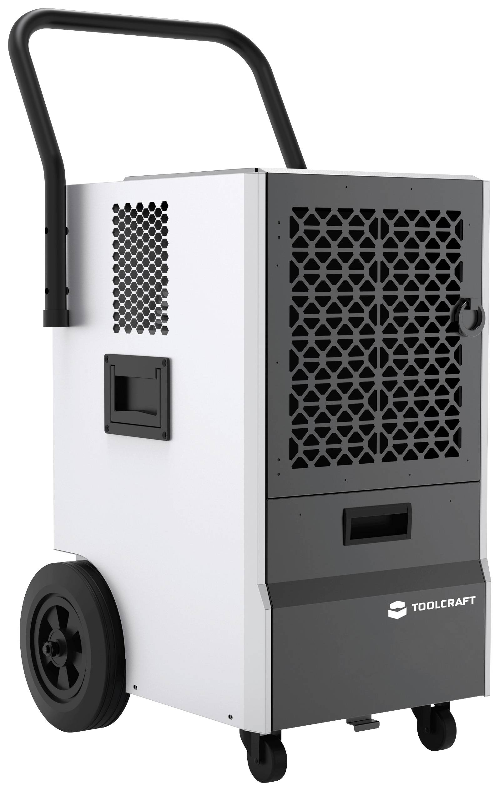 TOOLCRAFT OL50-BD056CES Luftentfeuchter 80m² 545W 50 l/Tag Grau-Weiß