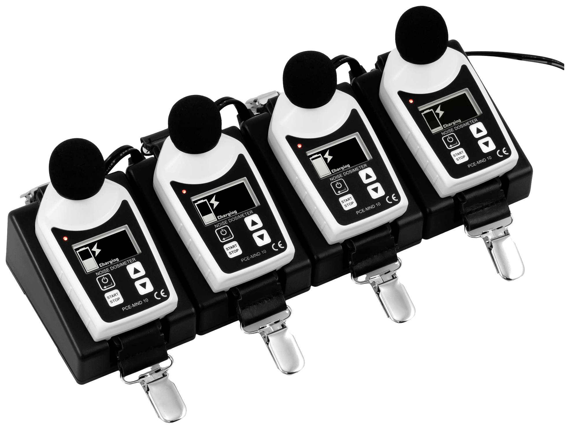 PCE Instruments Schallpegel-Messgerät Pegelüberwachung nach DIN 15905-5, Datenlogger PCE-MND 10 70 - 140 dB 31.5Hz - 8kHz