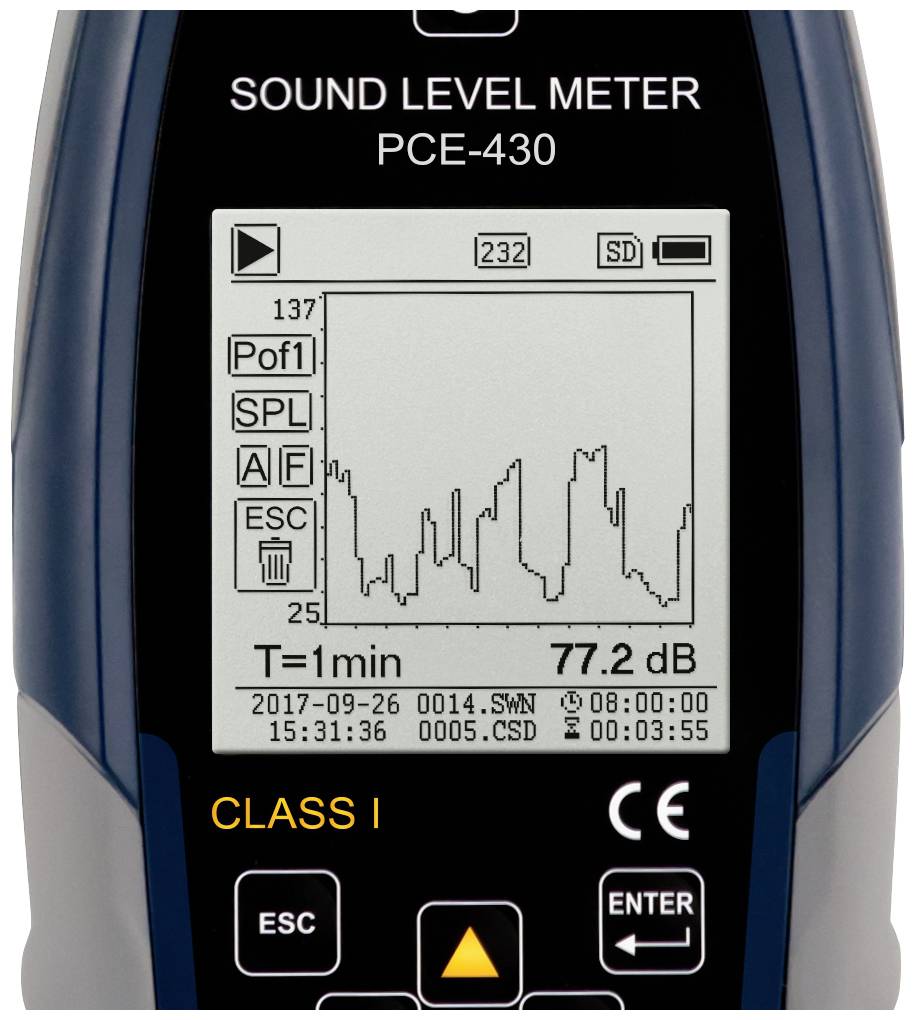 PCE Instruments Schallpegel-Messgerät PCE-430-SC 09