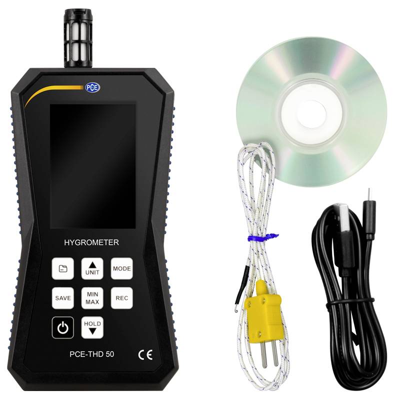PCE Instruments PCE-THD 50 PCE-THD 50 Luftfeuchte-Datenlogger, Temperatur-Datenlogger -100 bis +1372°C 0 bis 100% rF