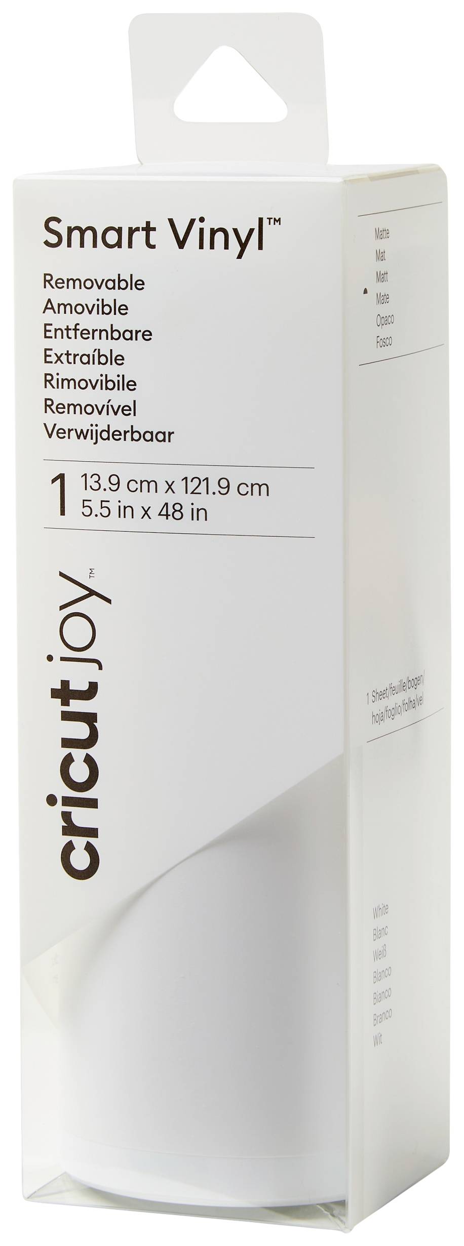 Cricut Smart Vinyl Removable Folie Weiß