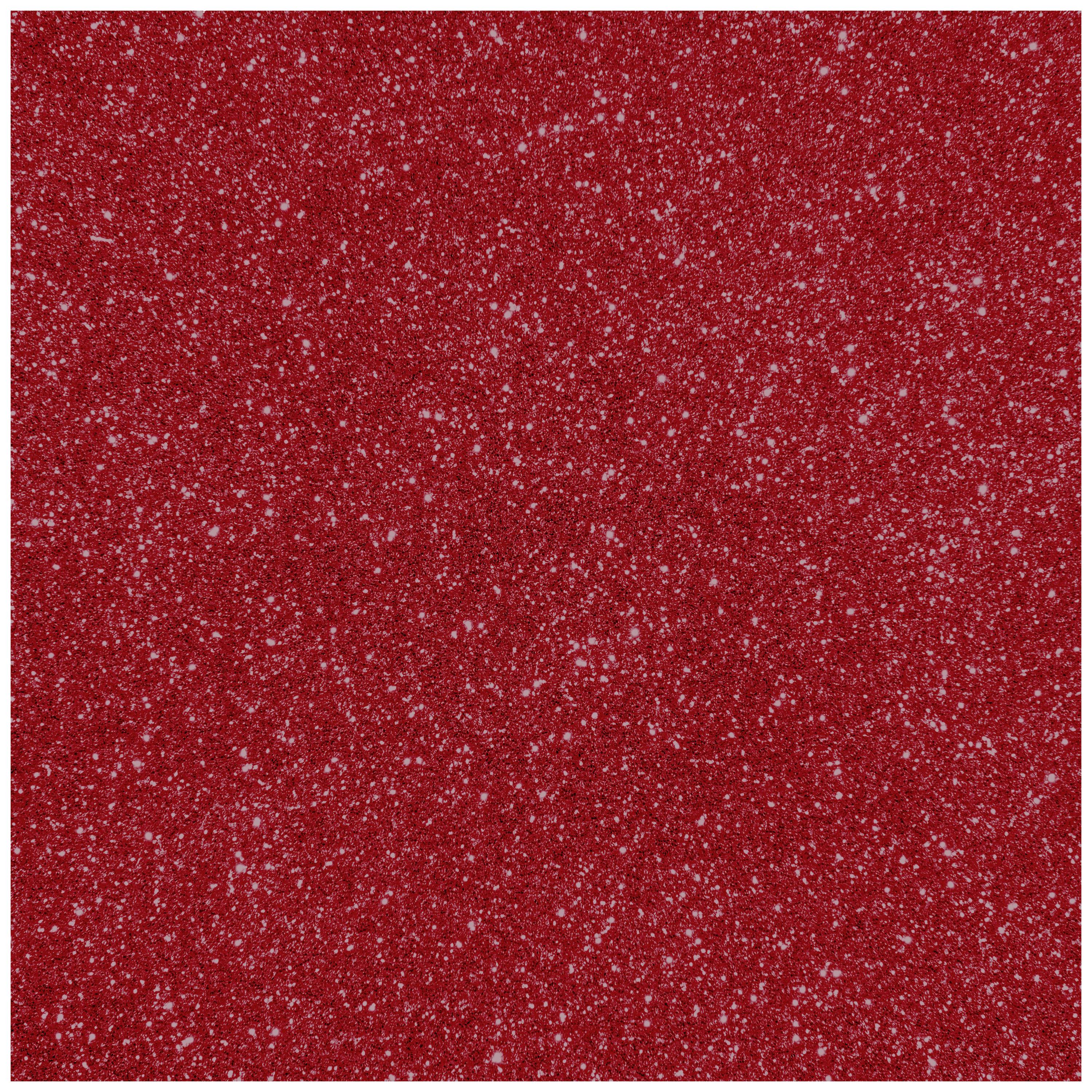 Rote, funkelnde Textur mit vielen kleinen Glitzerpartikeln auf einer flachen Oberfläche.