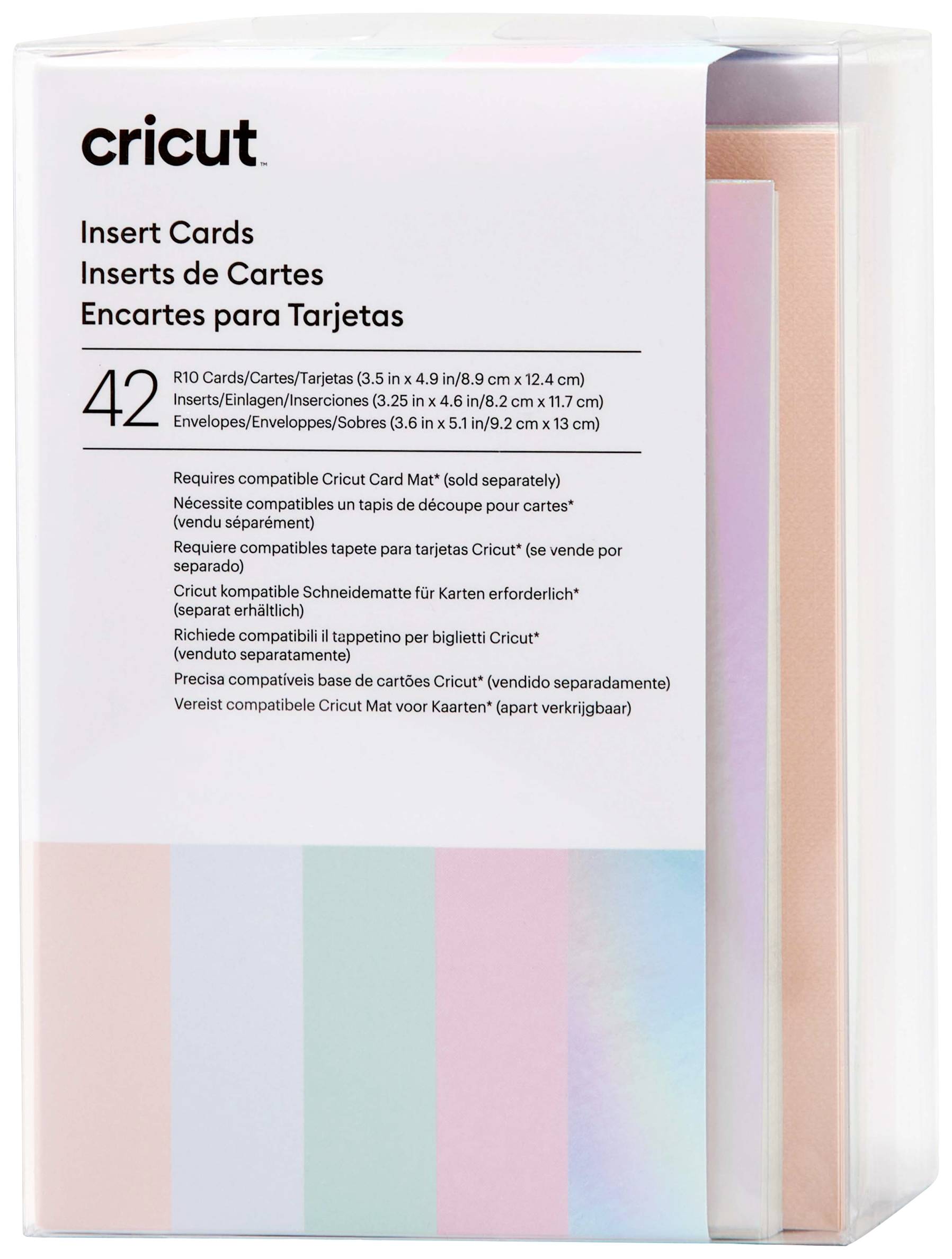 Cricut Insert Cards Princess R10 Kartenset Tulpenblau, Puder