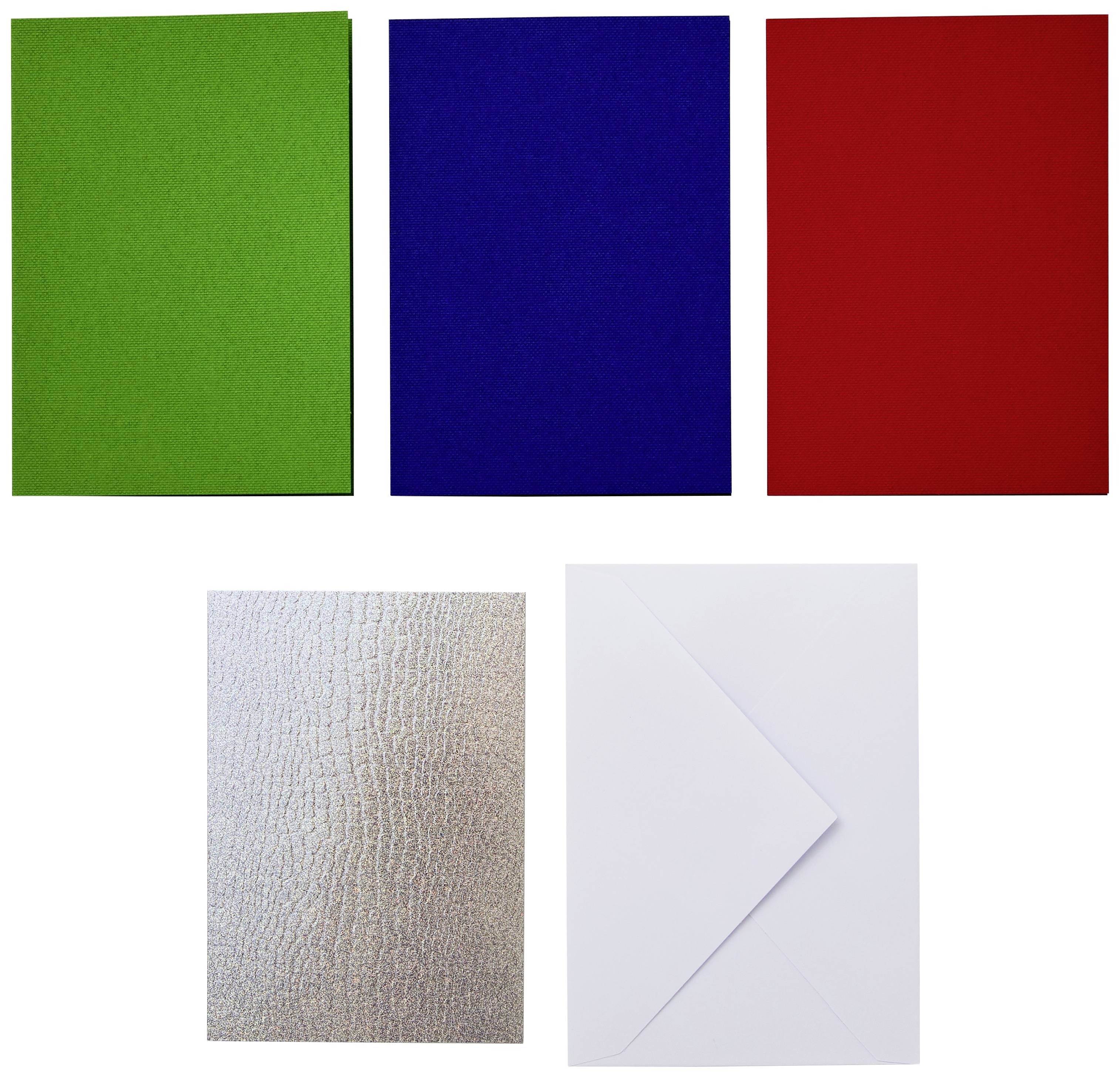 Cricut Insert Cards Rainbow R10 Kartenset Rot, Blau, Grün