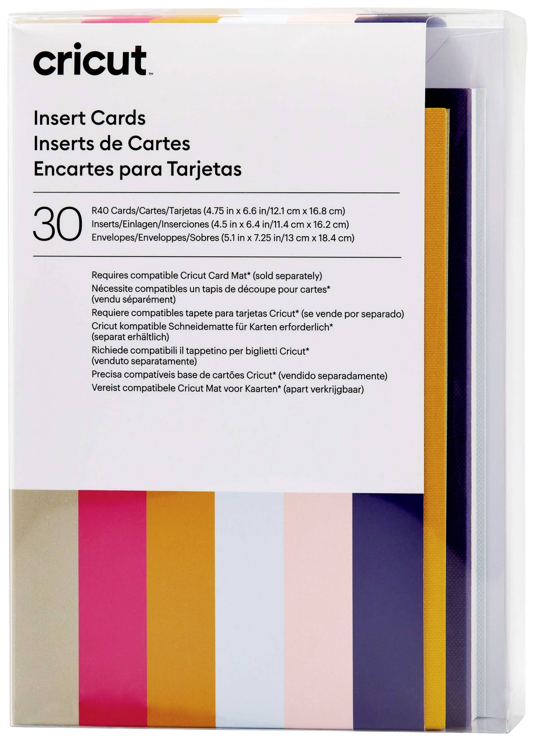 Cricut Insert Cards Sensei R40 Kartenset Tulpenblau, Puder