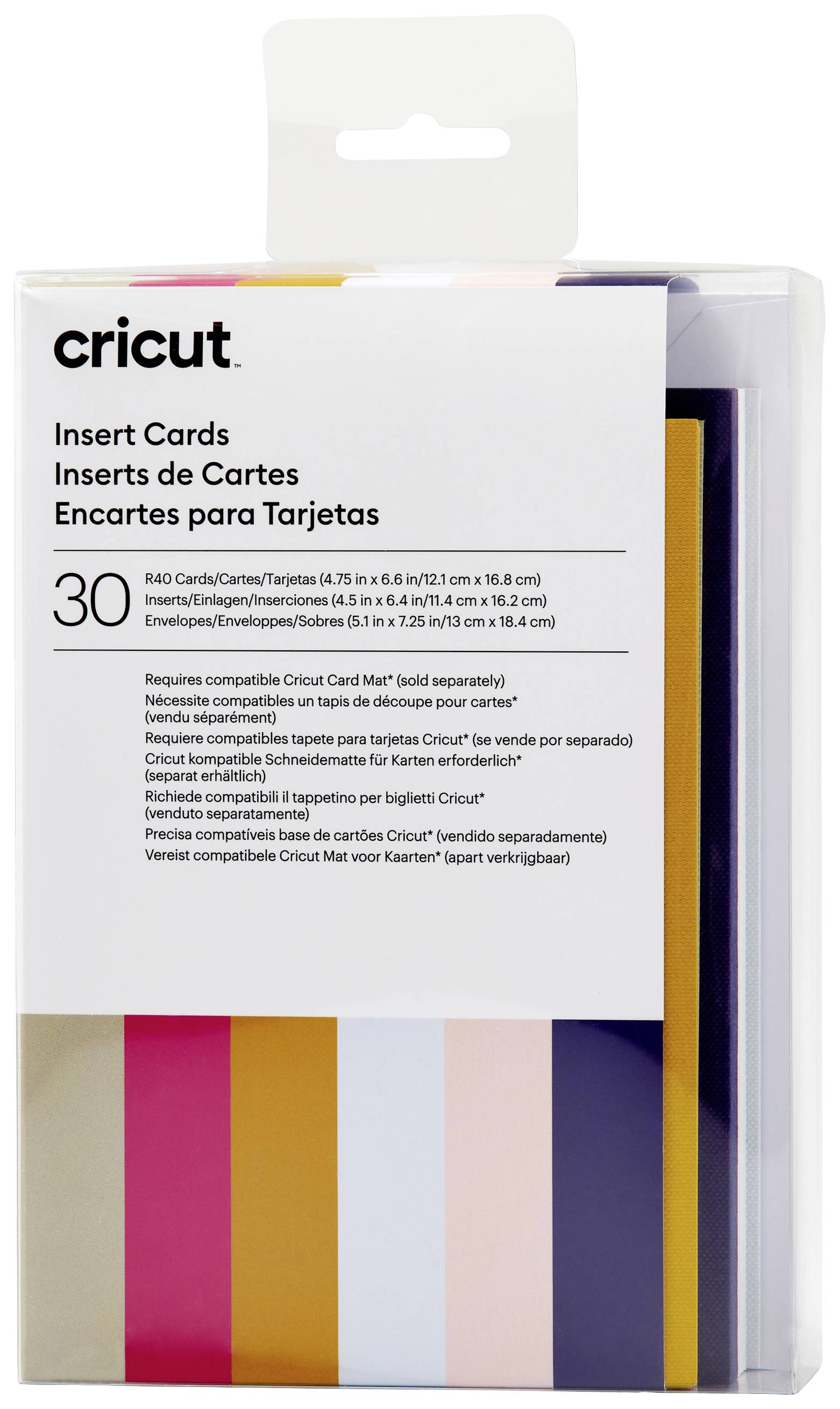 Cricut Insert Cards Sensei R40 Kartenset Tulpenblau, Puder