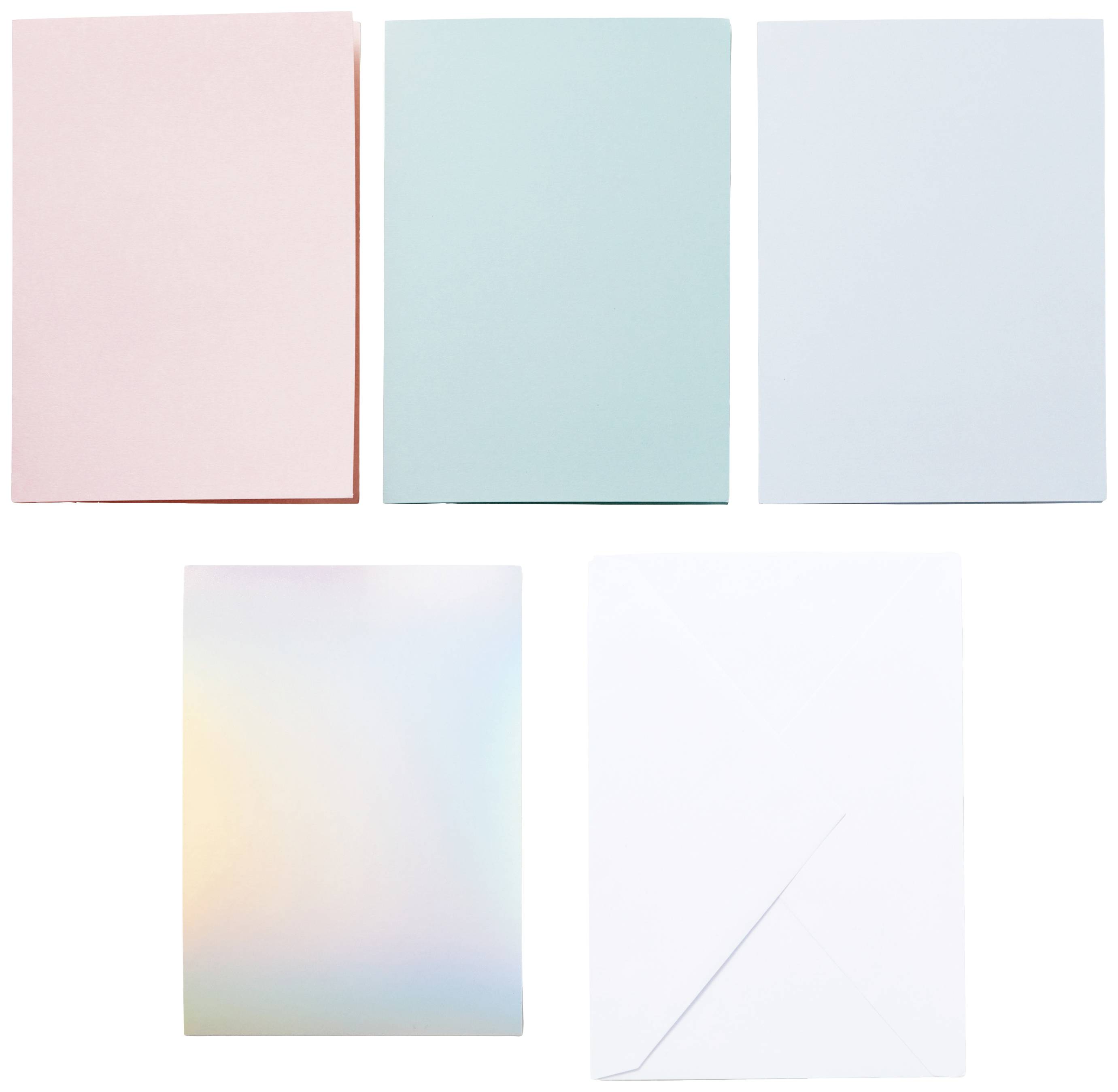 Cricut Cut-Away Cards Pastel R40 Kartenset Tulpenblau, Puder