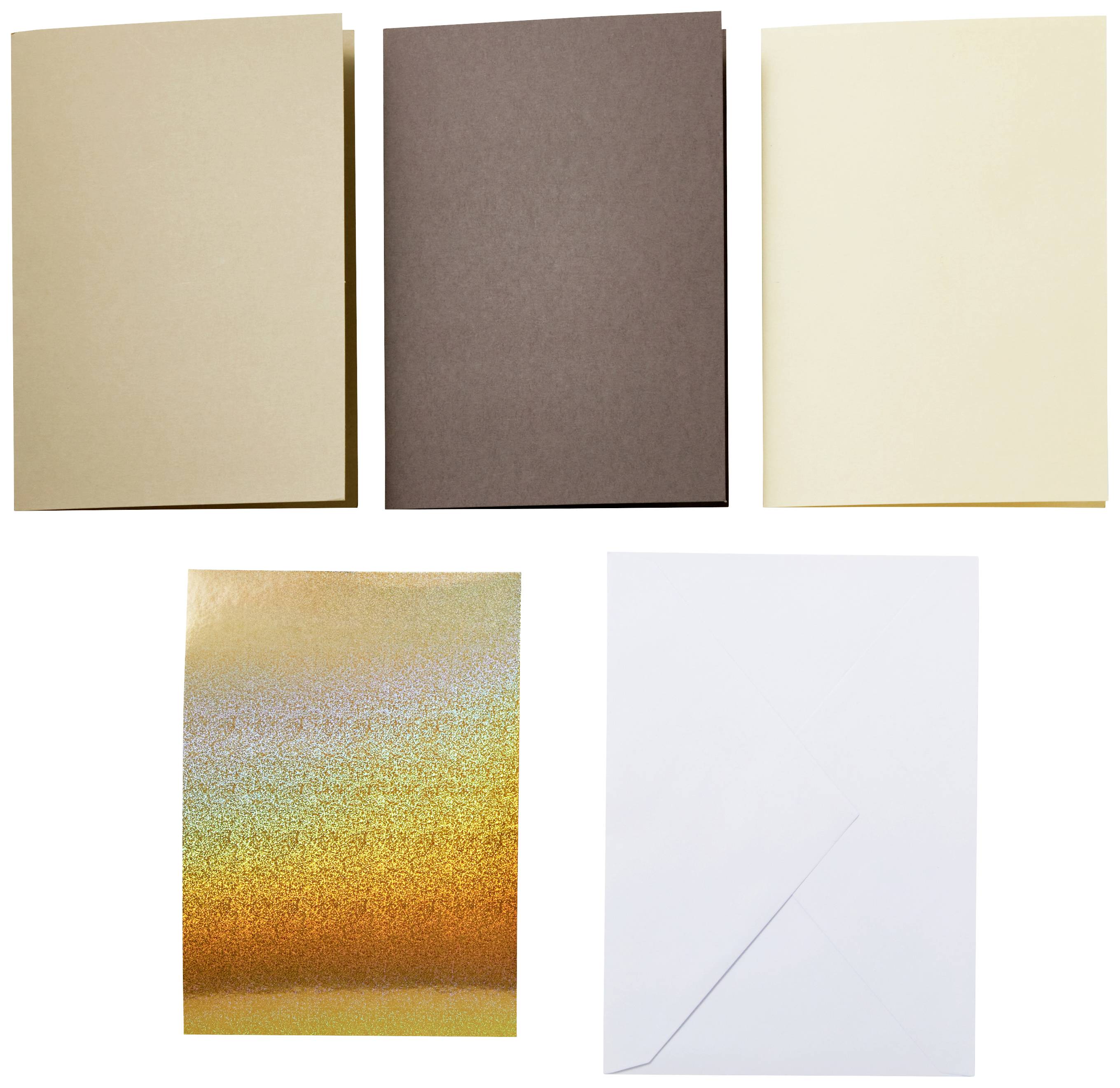 Cricut Cut-Away Cards Neutrals R10 Kartenset Grau, Khaki, Creme