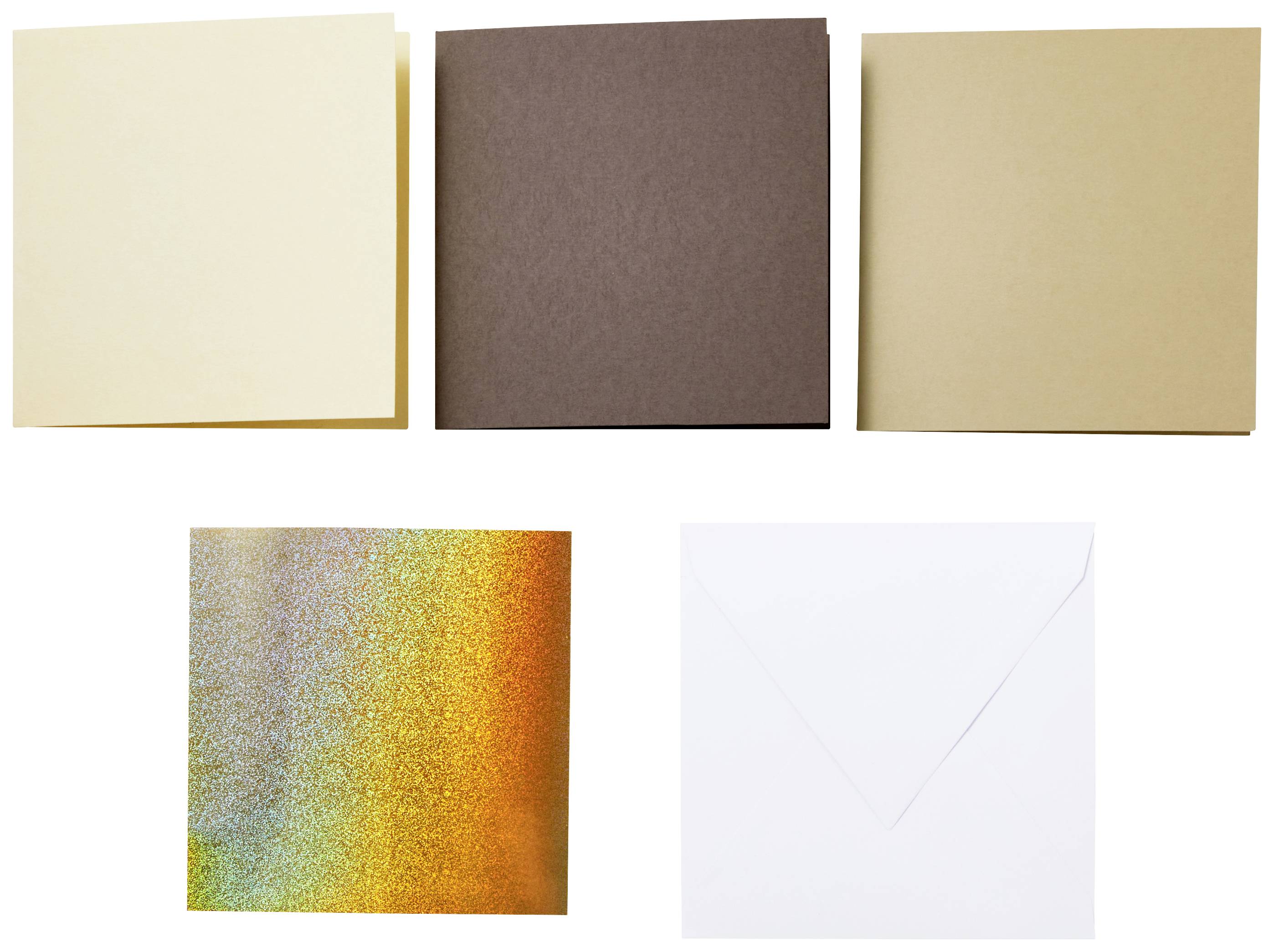 Cricut Cut-Away Cards Neutrals S40 Kartenset Grau, Khaki, Creme