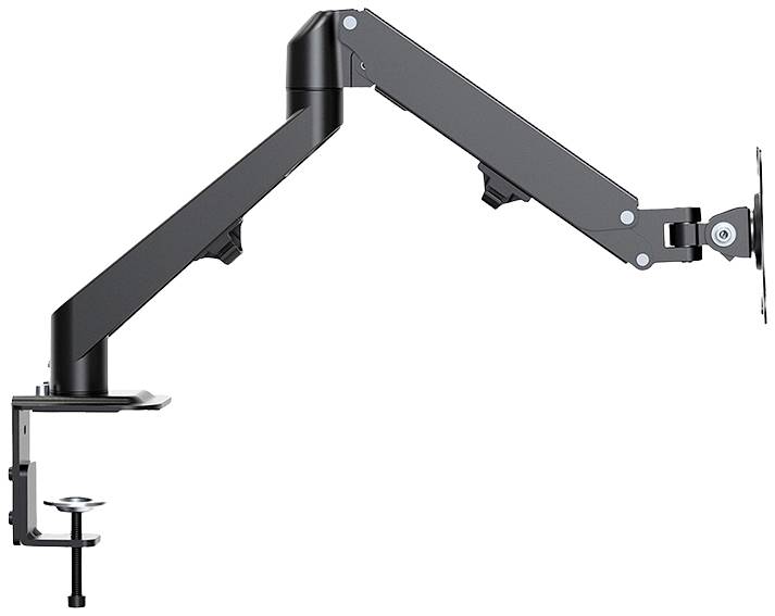 Neomounts DS70-700BL1 1fach Monitor-Tischhalterung 43,2cm (17") - 68,6cm (27") Schwarz Neigbar+Schwenkbar, Höhenverstellbar