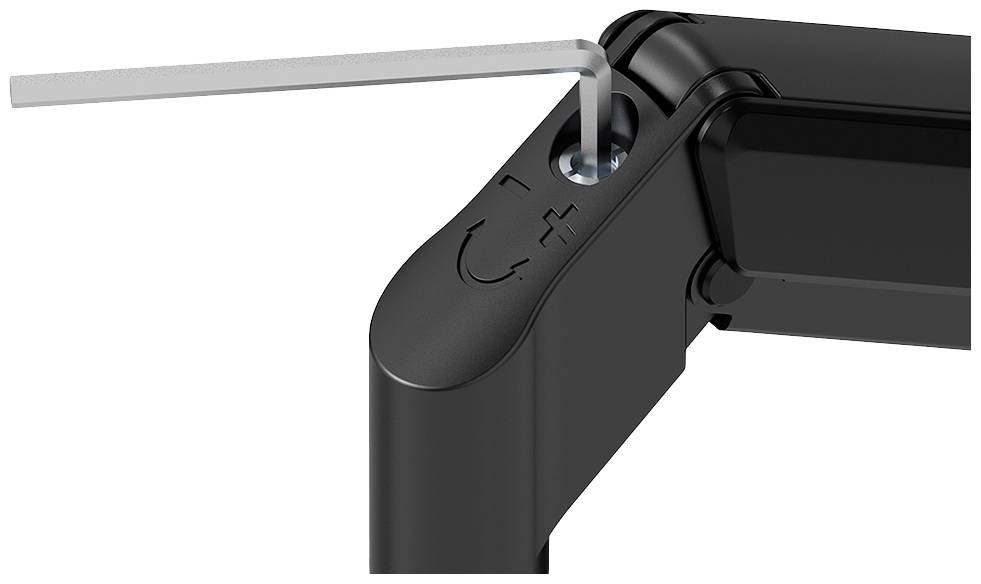 Neomounts DS70-810BL1 1fach Monitor-Tischhalterung 43,2cm (17") - 81,3cm (32") Schwarz Neigbar+Schwenkbar, Höhenverstellbar