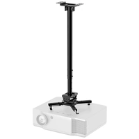 Neomounts CL25-550BL1 Beamer-Deckenhalterung Deckenhalter, Neigbar+Schwenkbar, Höhenverstellbar, Rotierbar Boden-/Deckenabstand Neomounts CL25-550BL1 Beamer-Deckenhalterung Deckenhalter, Neigbar+Schwenkbar, Höhenverstellbar, Rotierbar Boden-/Deckenabstand