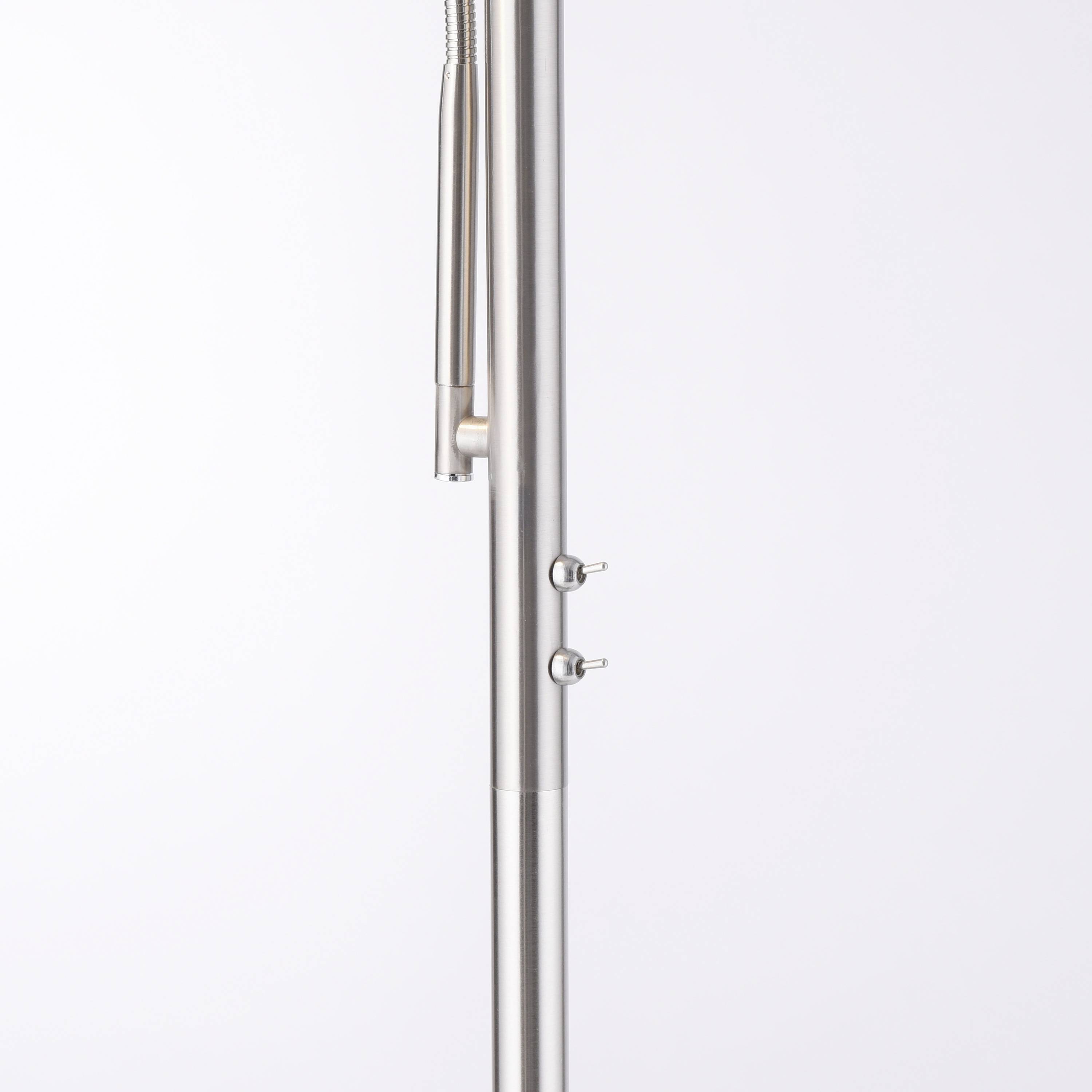 Just Light 11858-55 LED-Stehlampe mit Leseleuchte LED 28W Stahl