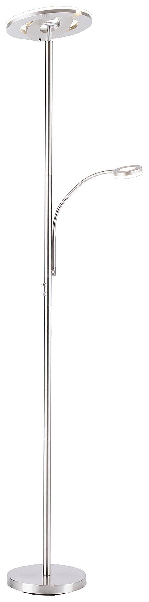 Just Light 11858-55 LED-Stehlampe mit Leseleuchte LED 28W Stahl