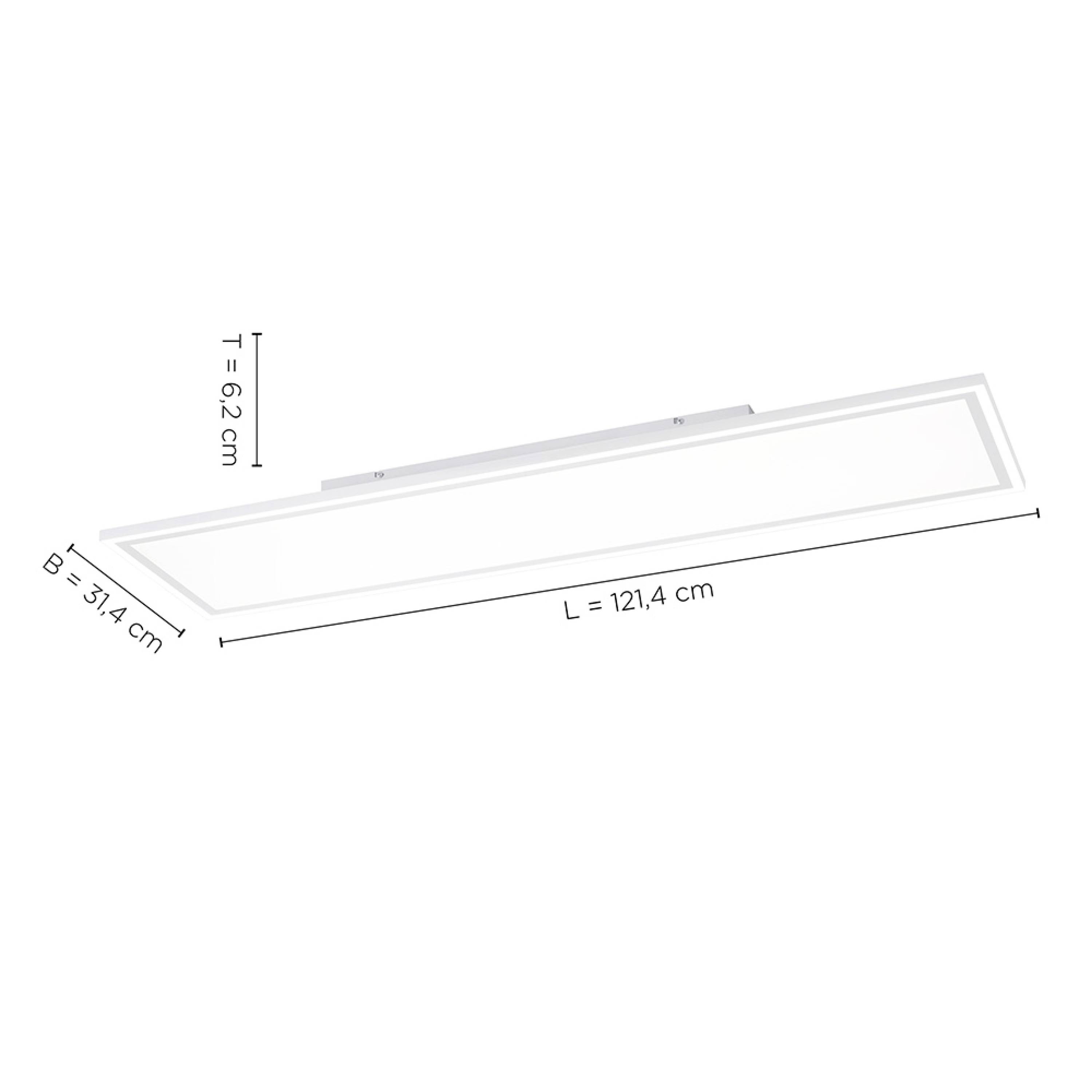 Just Light 14852-16 LED-Deckenleuchte LED 60W Weiß