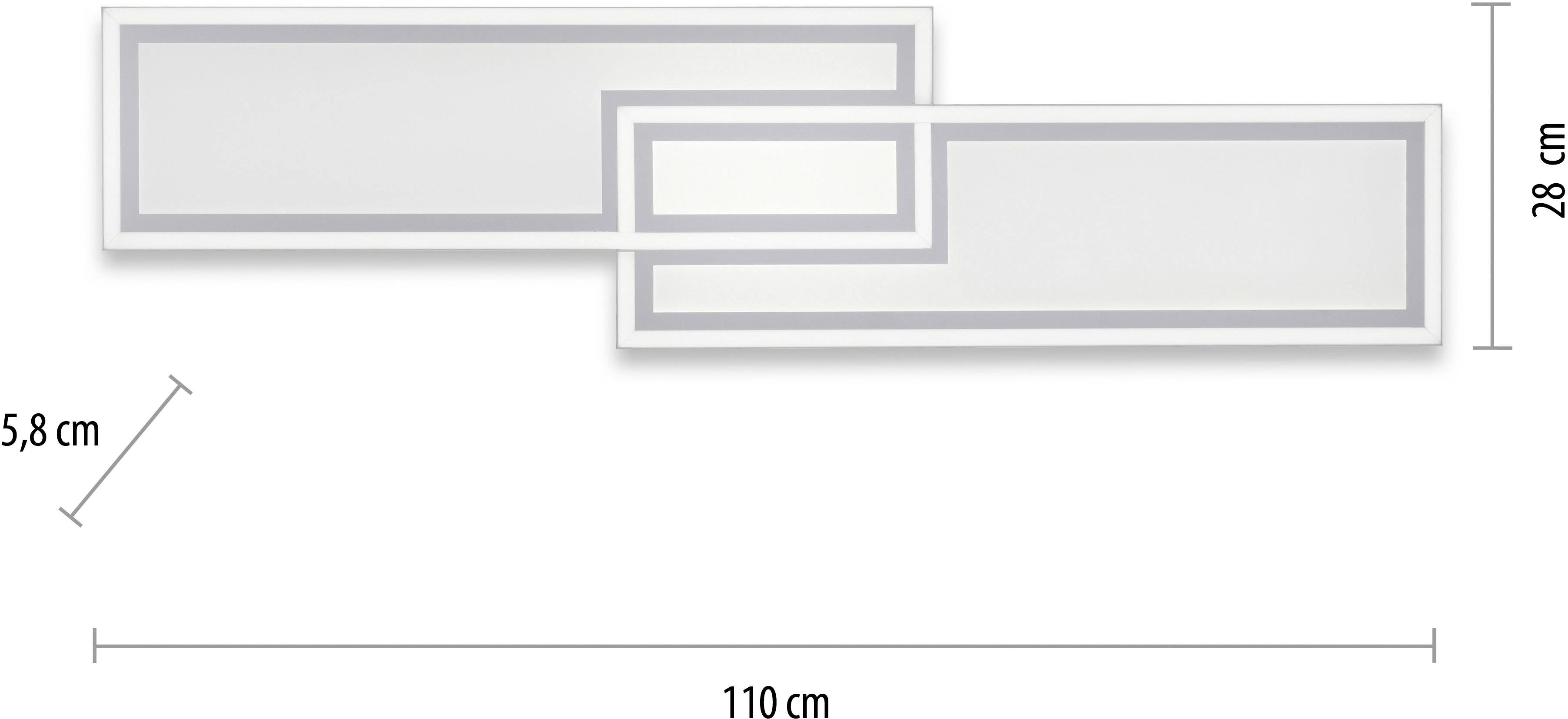 Just Light 14875-16 LED-Deckenleuchte LED 36W Weiß