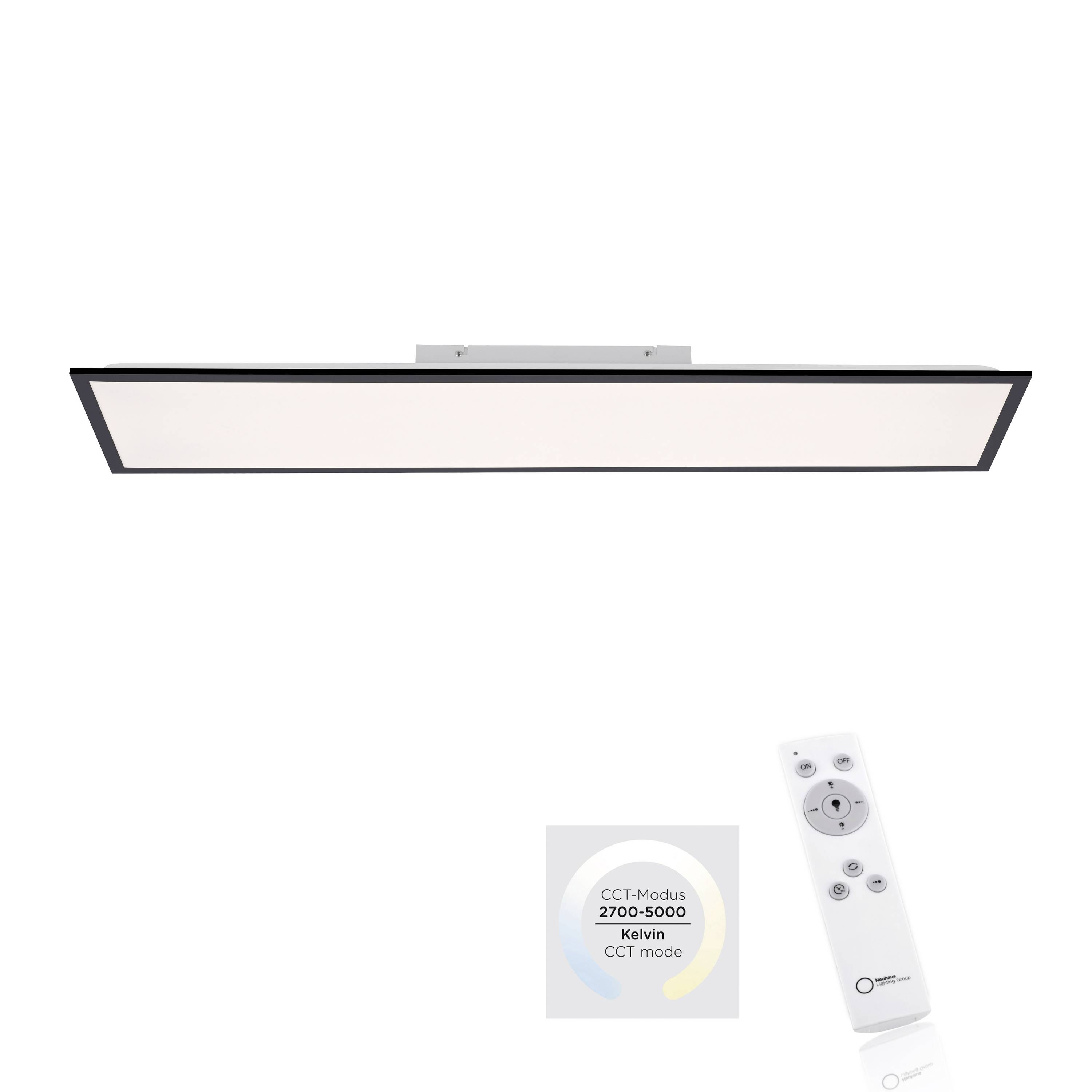 Just Light 14757-18 LED-Deckenleuchte LED 37W Schwarz
