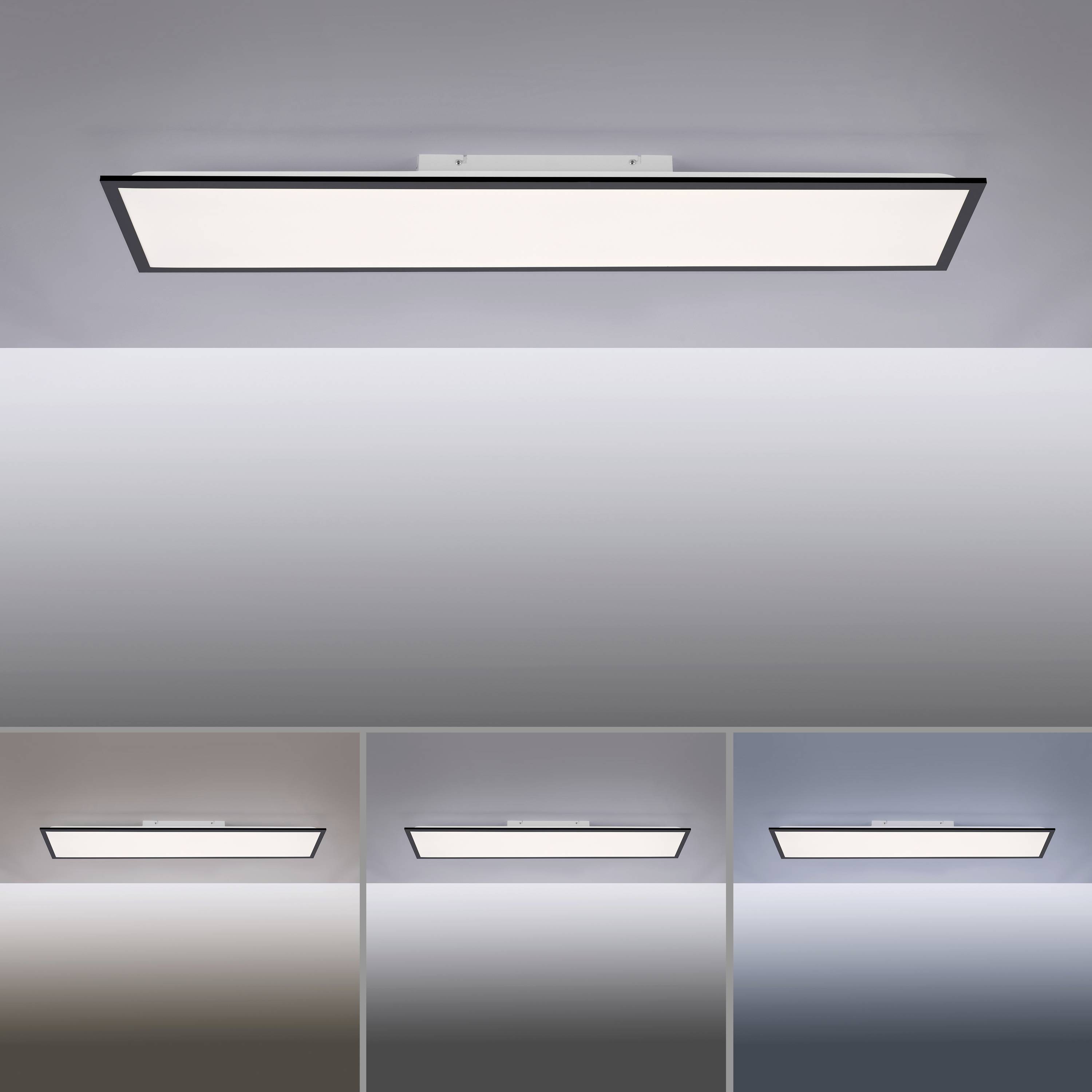 Just Light 14757-18 LED-Deckenleuchte LED 37W Schwarz