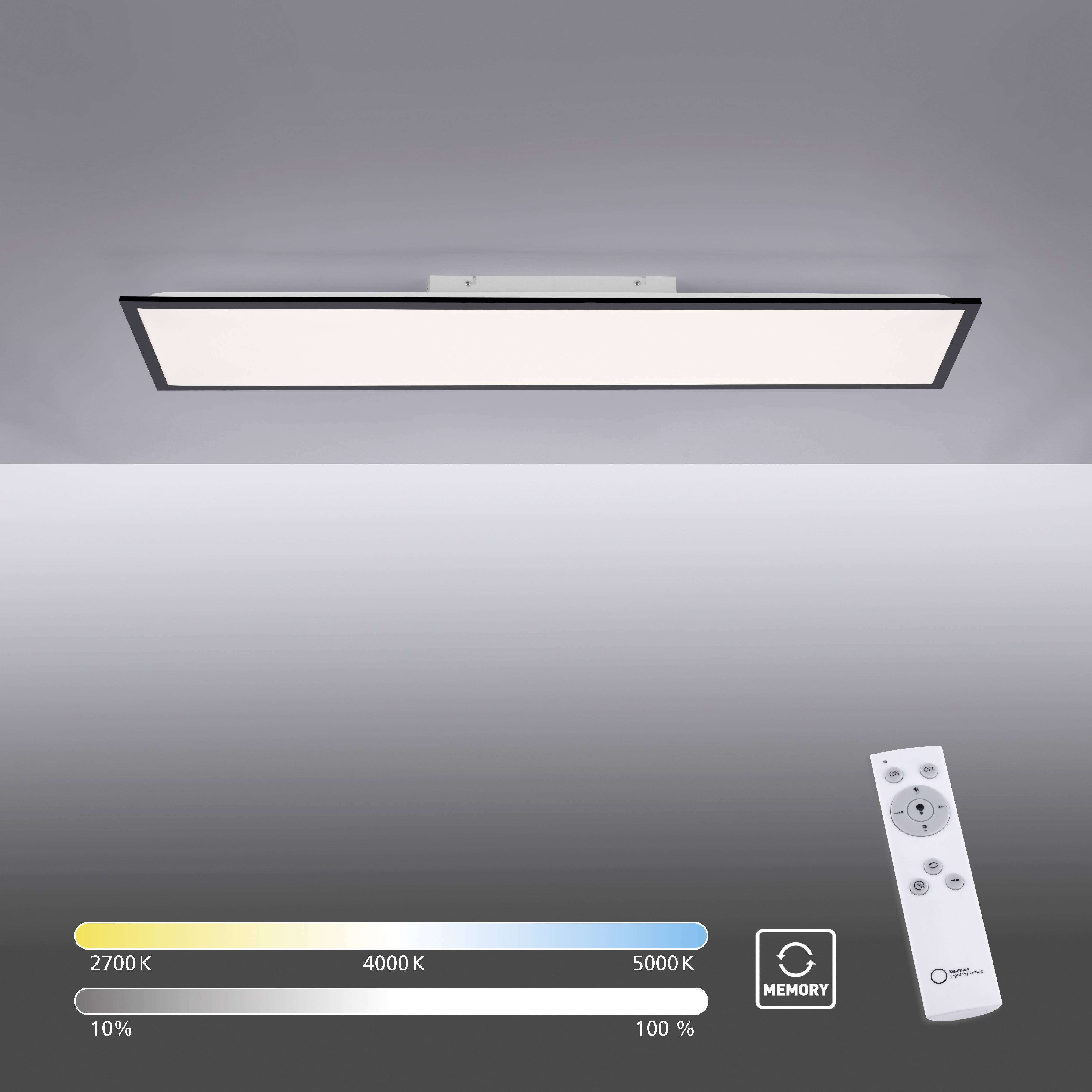 Just Light 14757-18 LED-Deckenleuchte LED 37W Schwarz