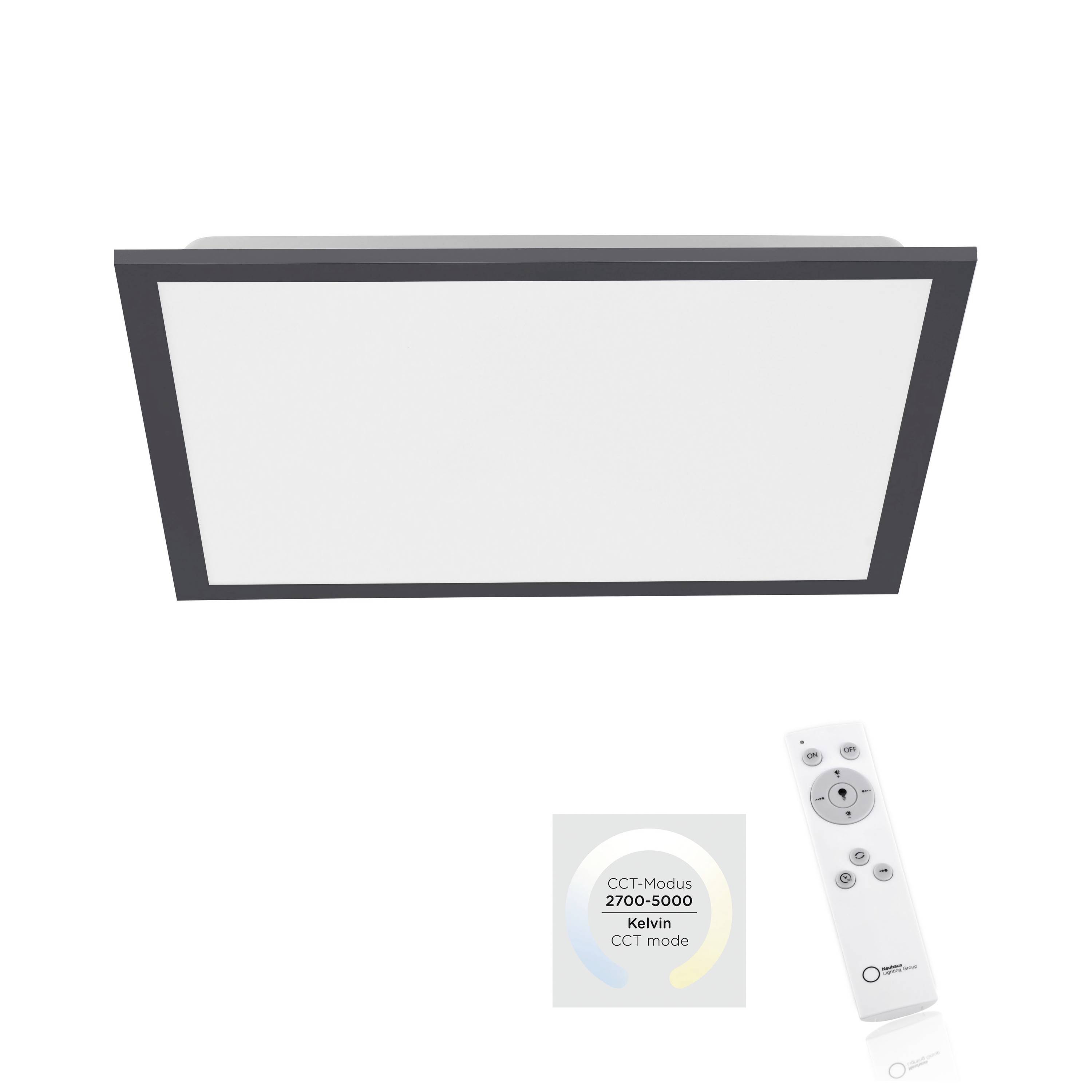 Just Light 14755-18 LED-Deckenleuchte LED 28W Schwarz