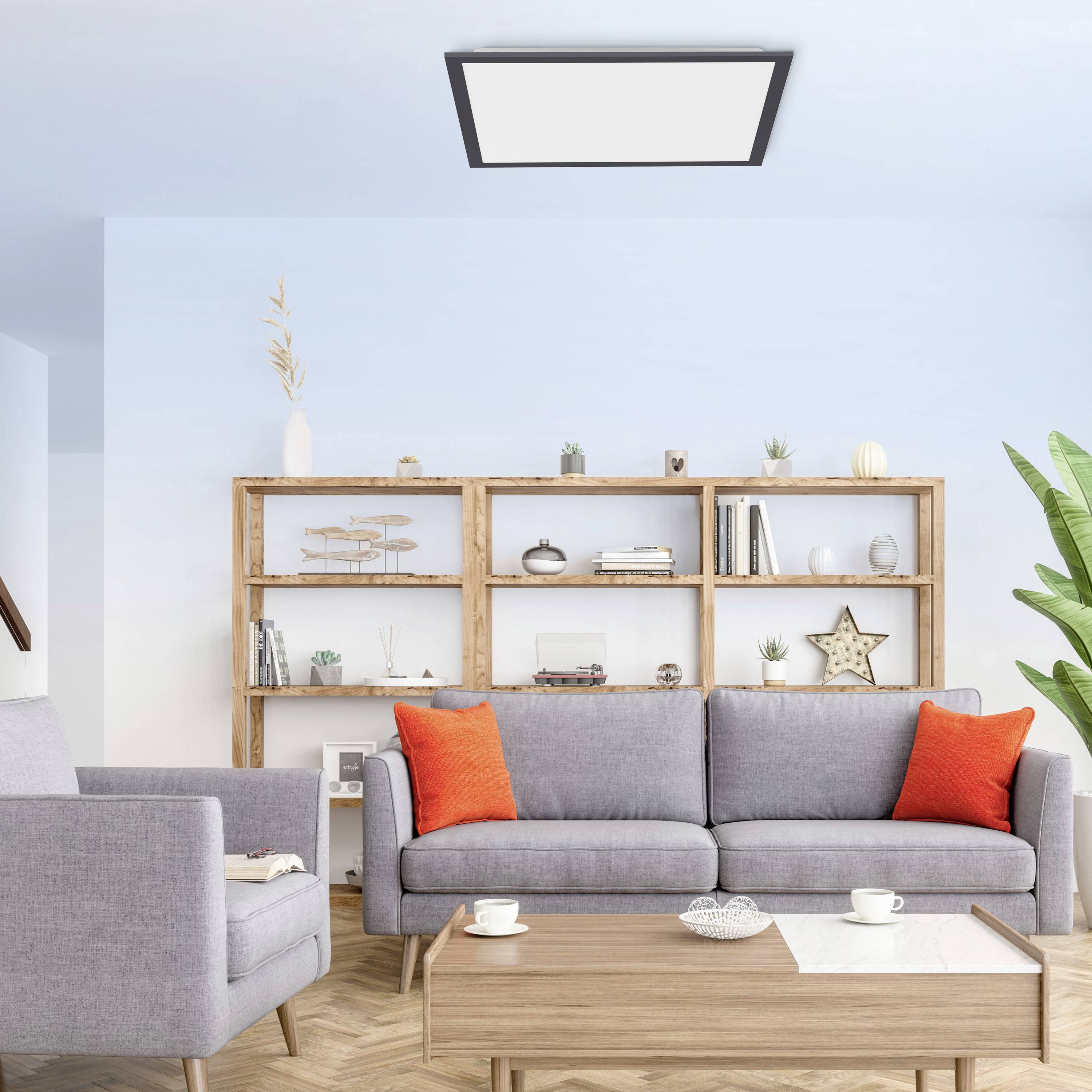 Just Light 14755-18 LED-Deckenleuchte LED 28W Schwarz