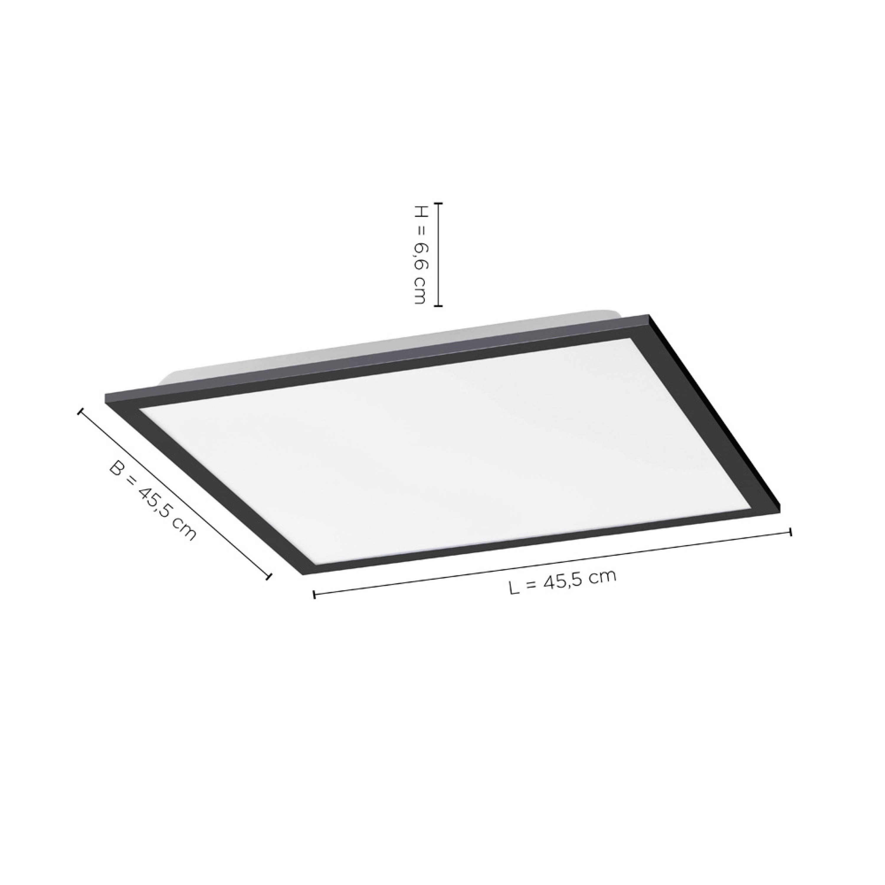 Just Light 14755-18 LED-Deckenleuchte LED 28W Schwarz