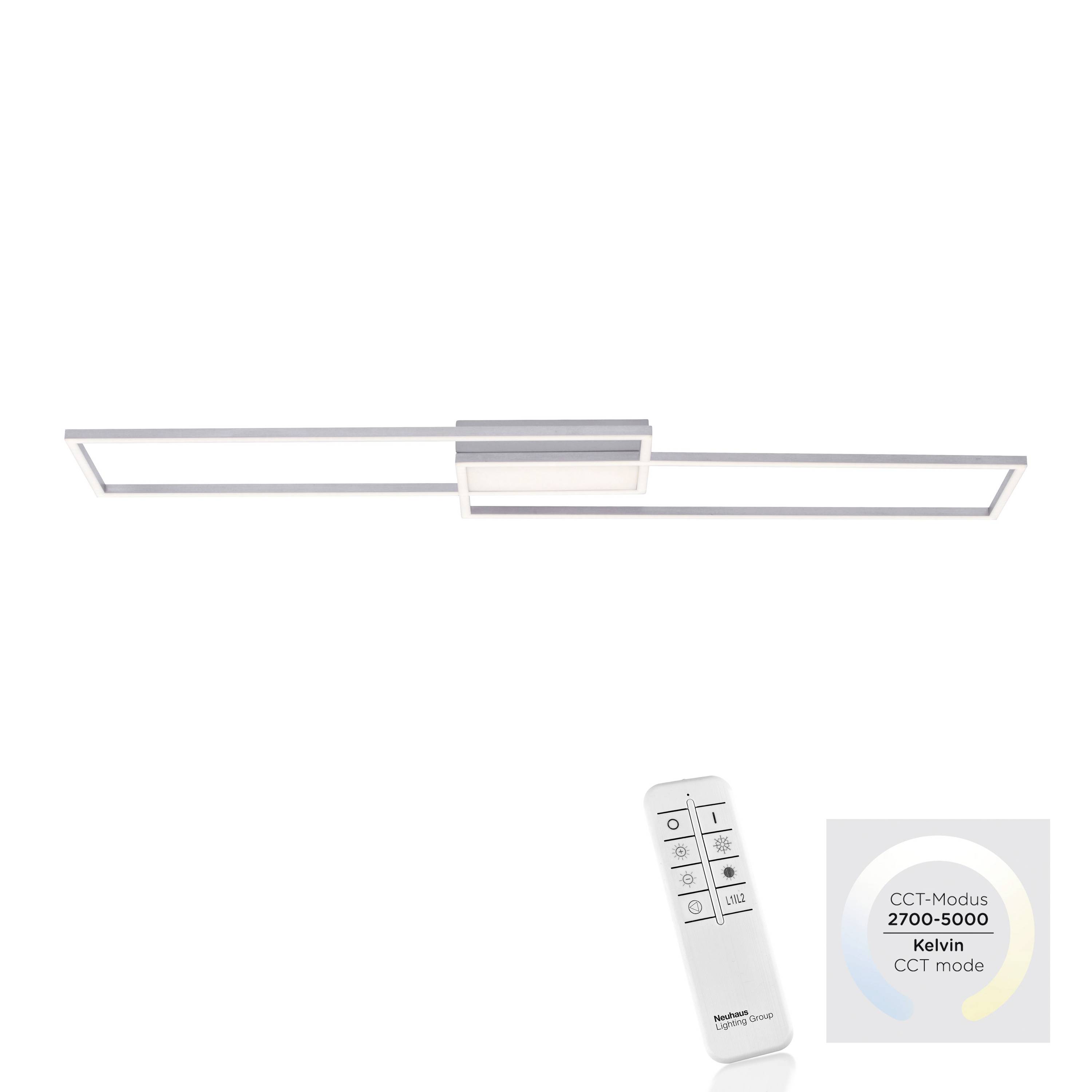 Just Light 14711-55 LED-Deckenleuchte LED 47W Stahl
