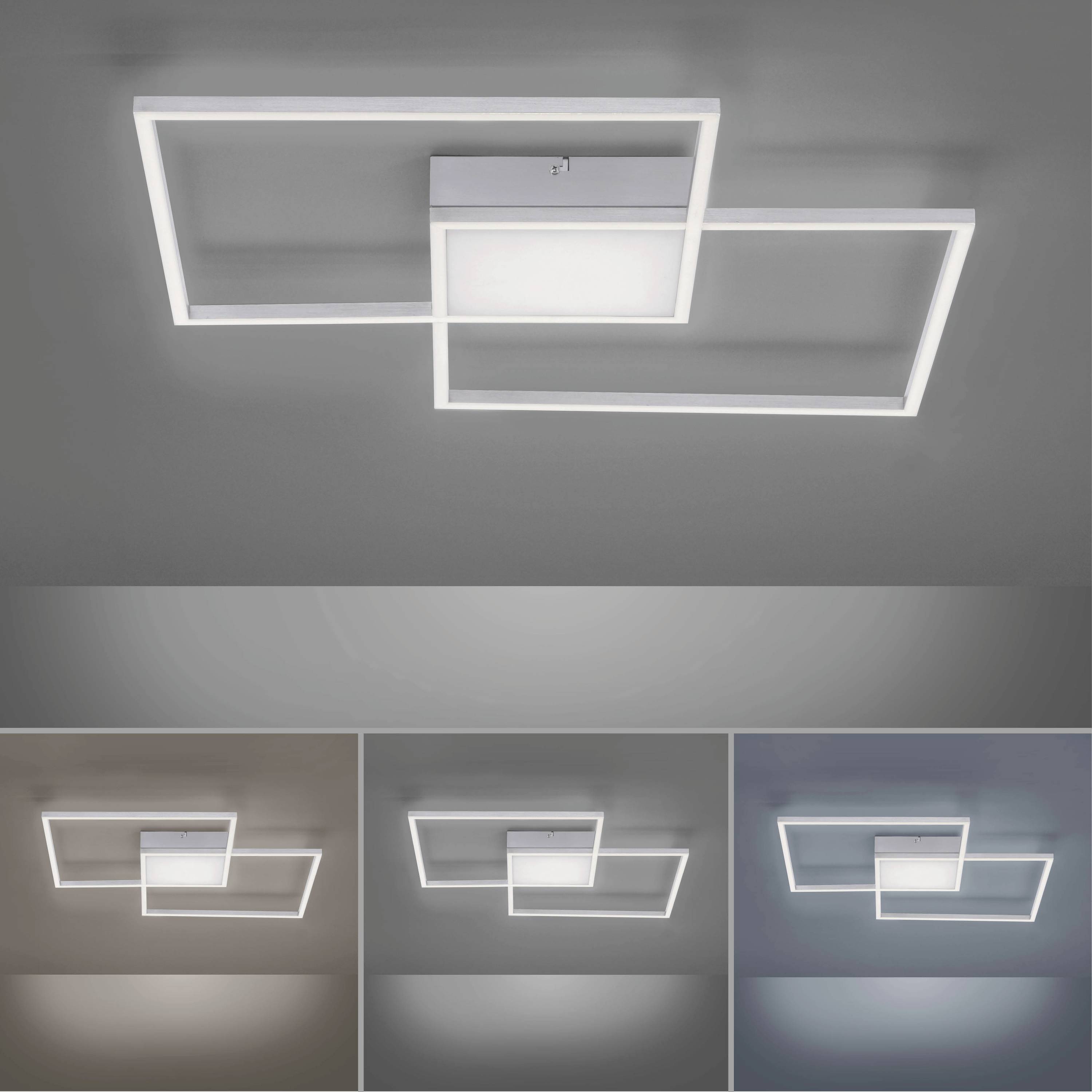 Just Light 14712-55 LED-Deckenleuchte LED 50W Stahl