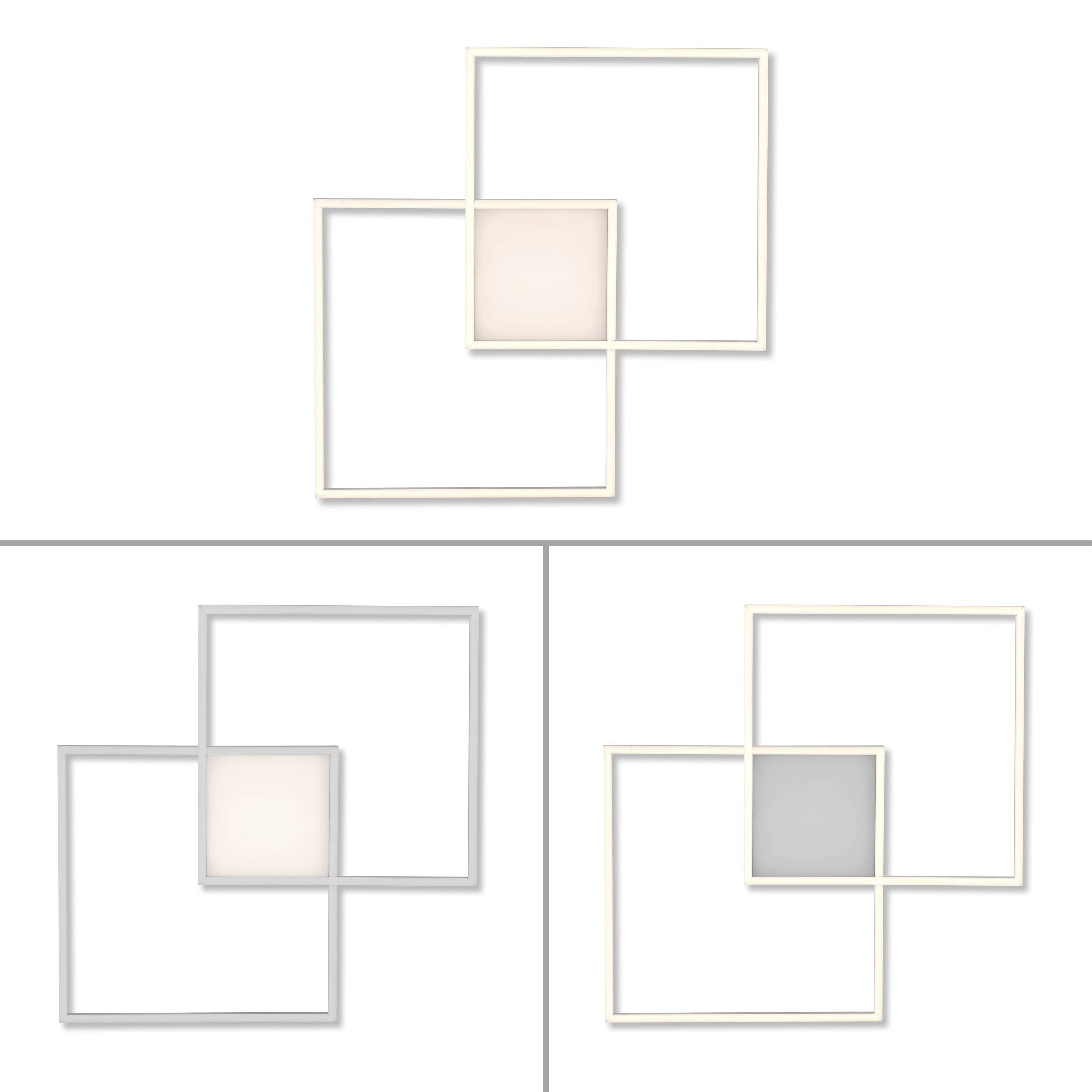 Just Light 14712-55 LED-Deckenleuchte LED 50W Stahl