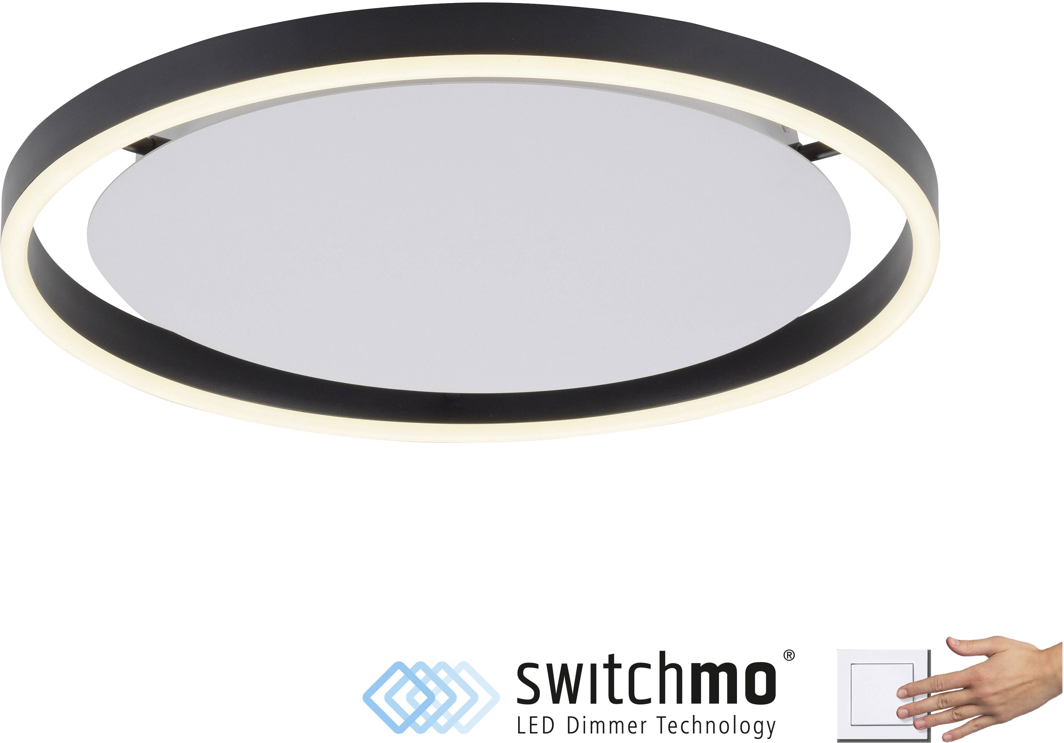 Just Light 15391-13 LED-Deckenleuchte LED 23.5W Anthrazit