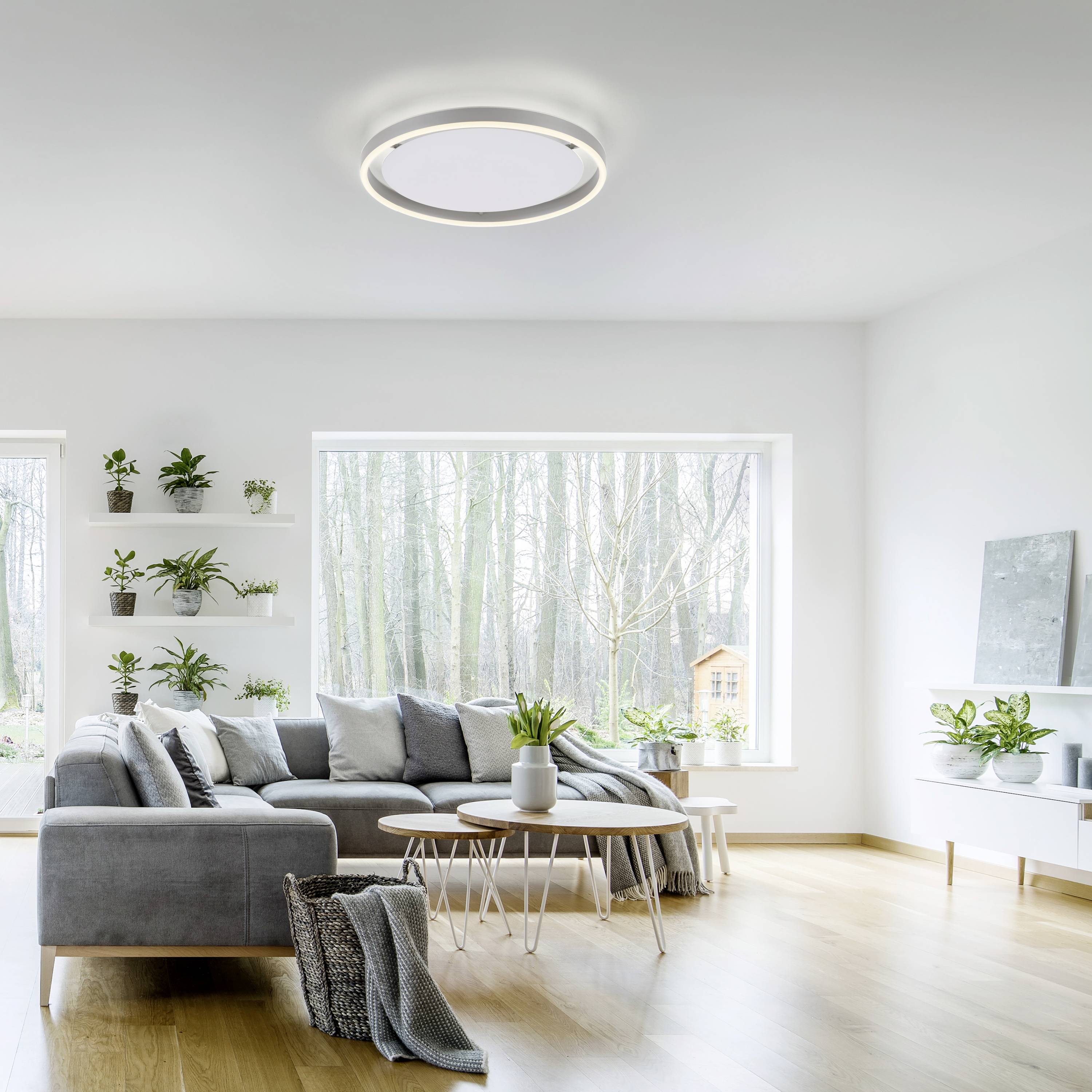 Just Light 15391-95 LED-Deckenleuchte LED 23.5W Aluminium