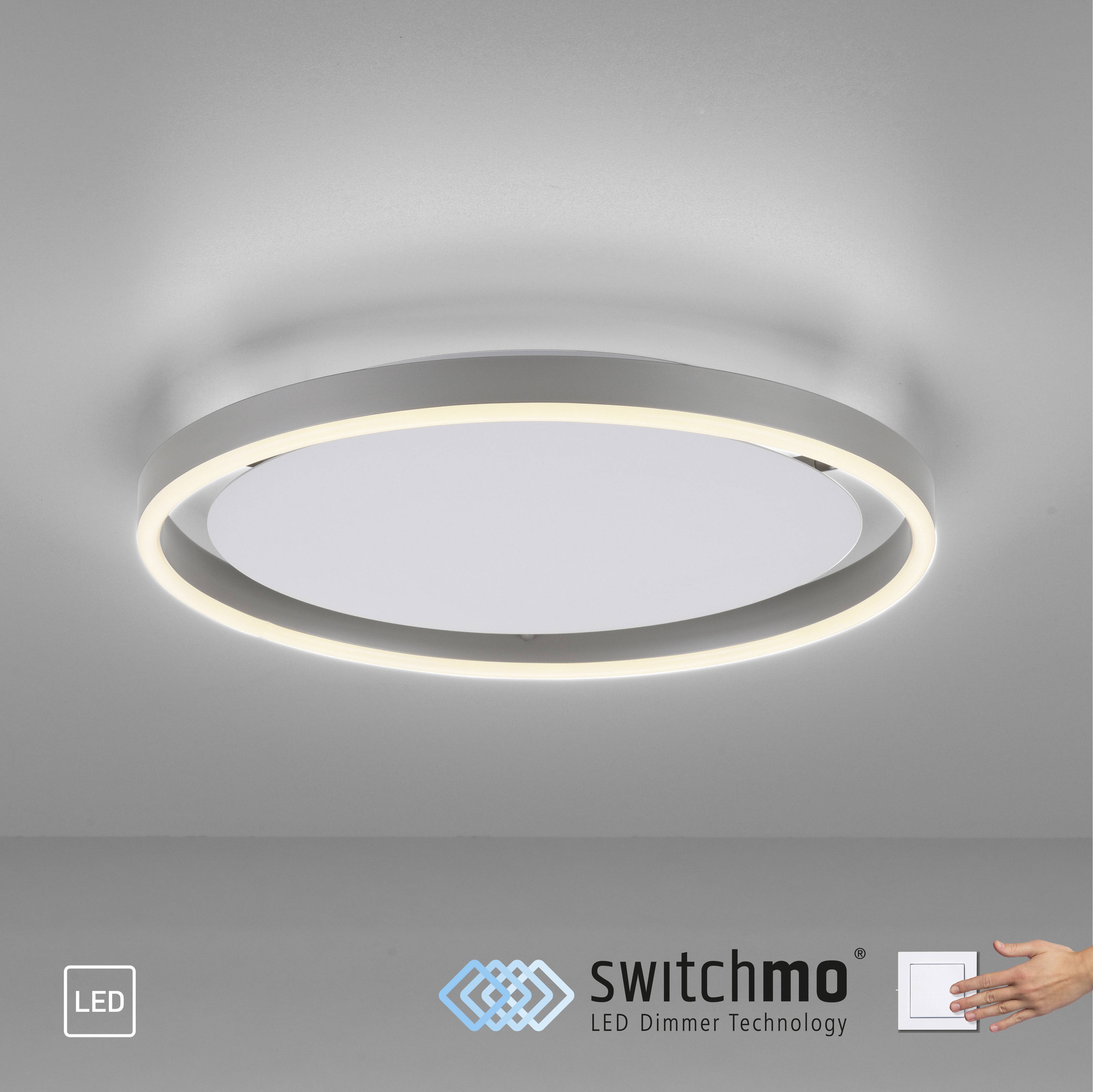 Just Light 15391-95 LED-Deckenleuchte LED 23.5W Aluminium