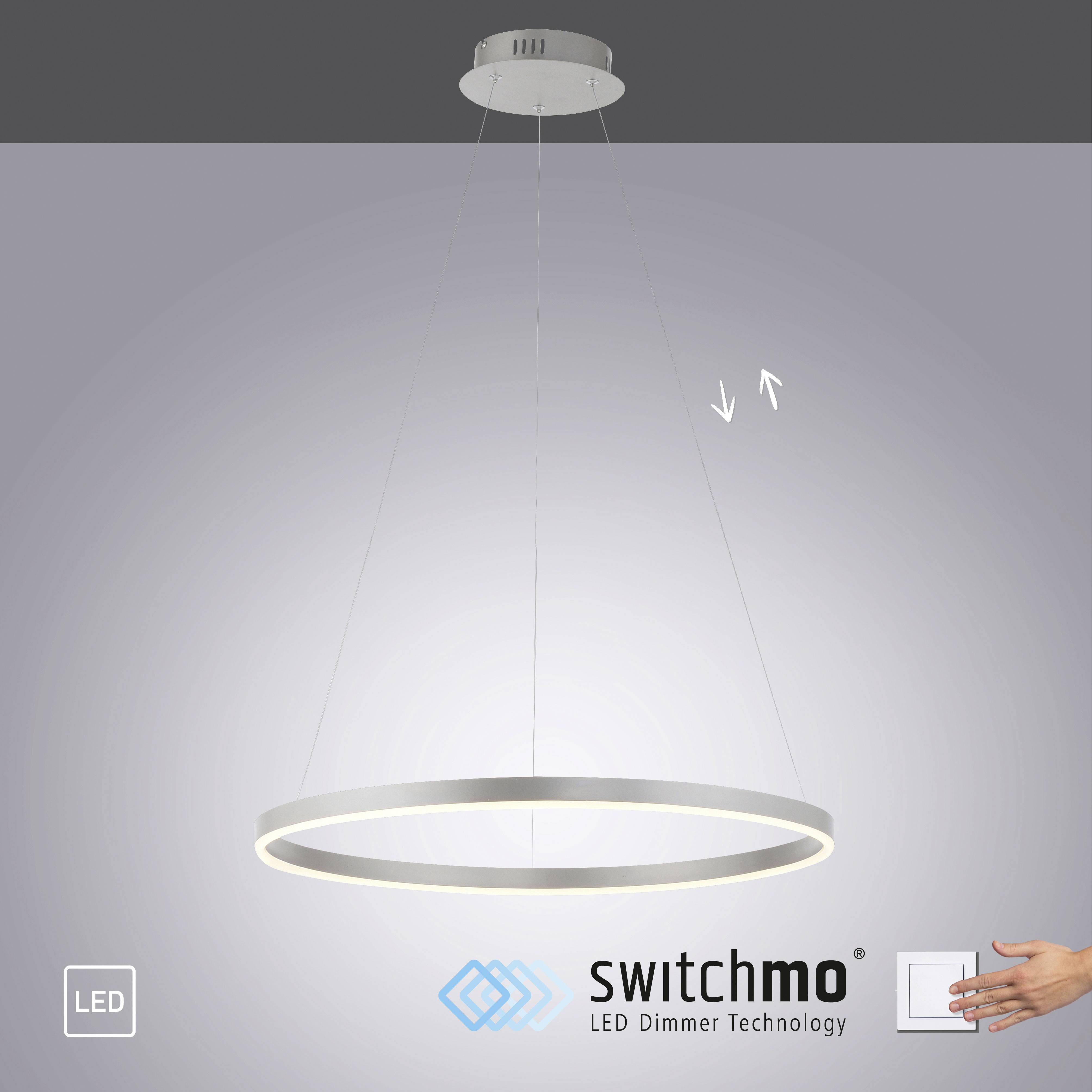 Just Light 15394-95 LED-Pendelleuchte LED 31.5W Aluminium