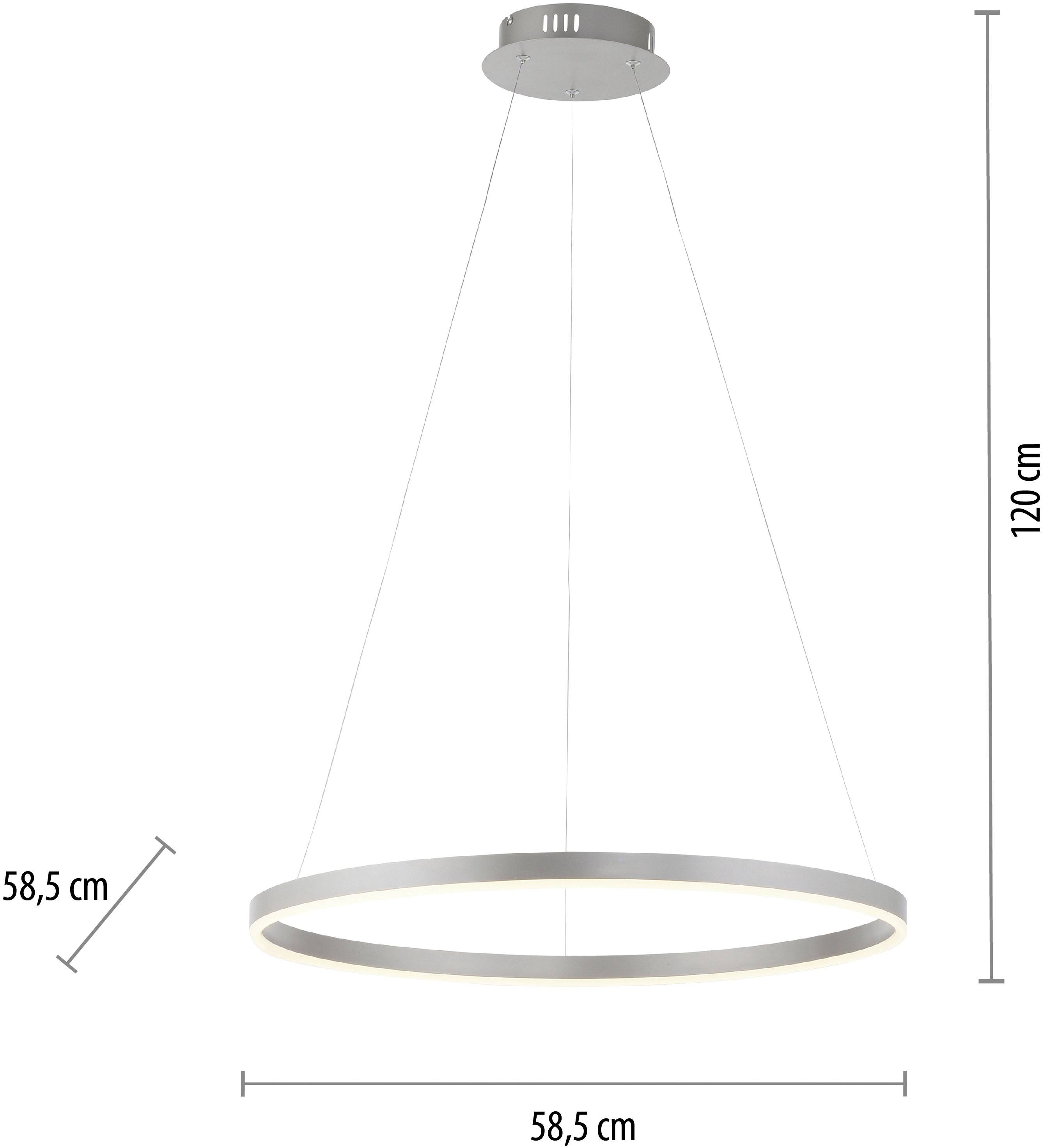 Just Light 15394-95 LED-Pendelleuchte LED 31.5W Aluminium