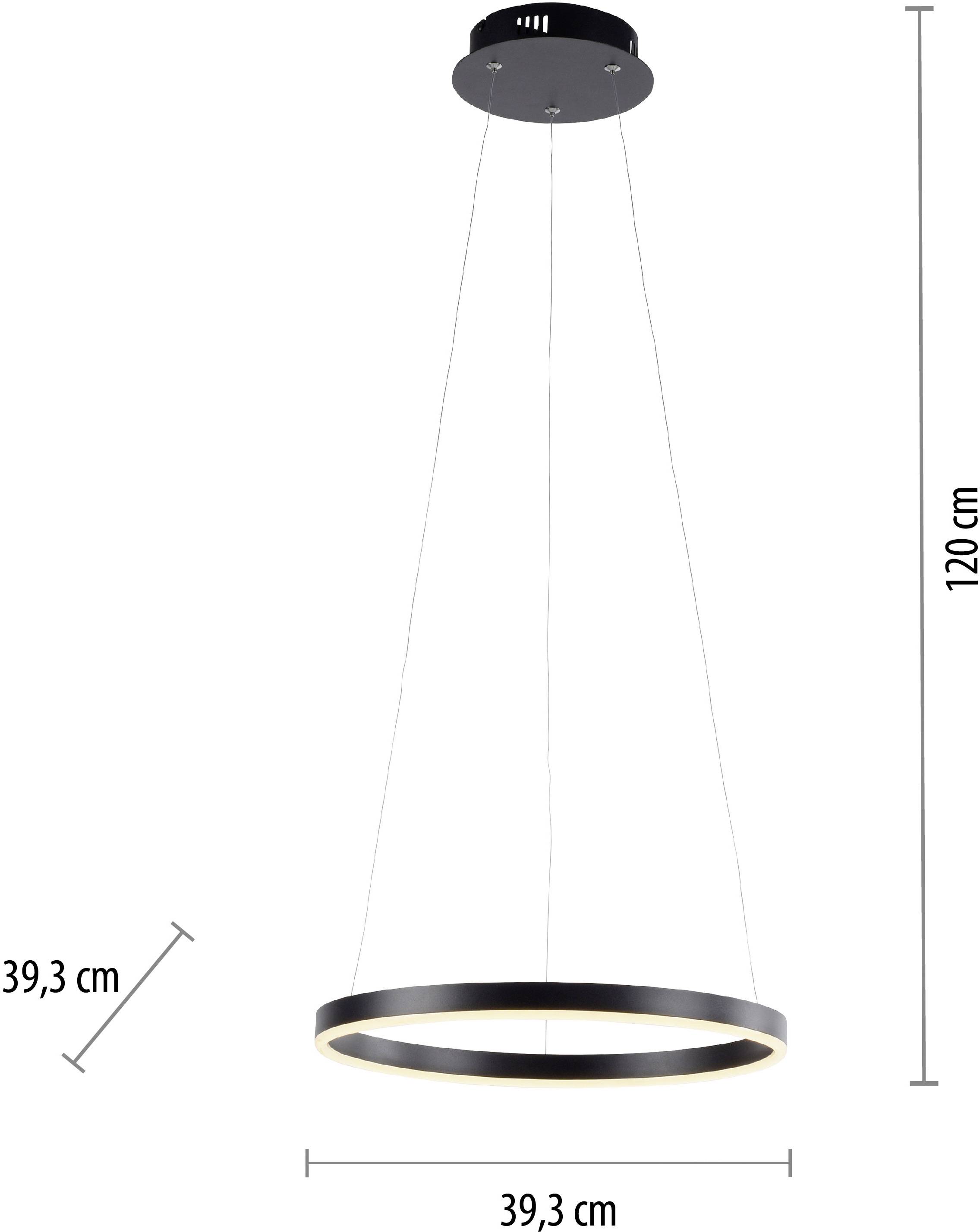 Just Light 15393-13 LED-Pendelleuchte LED 23.5W Anthrazit