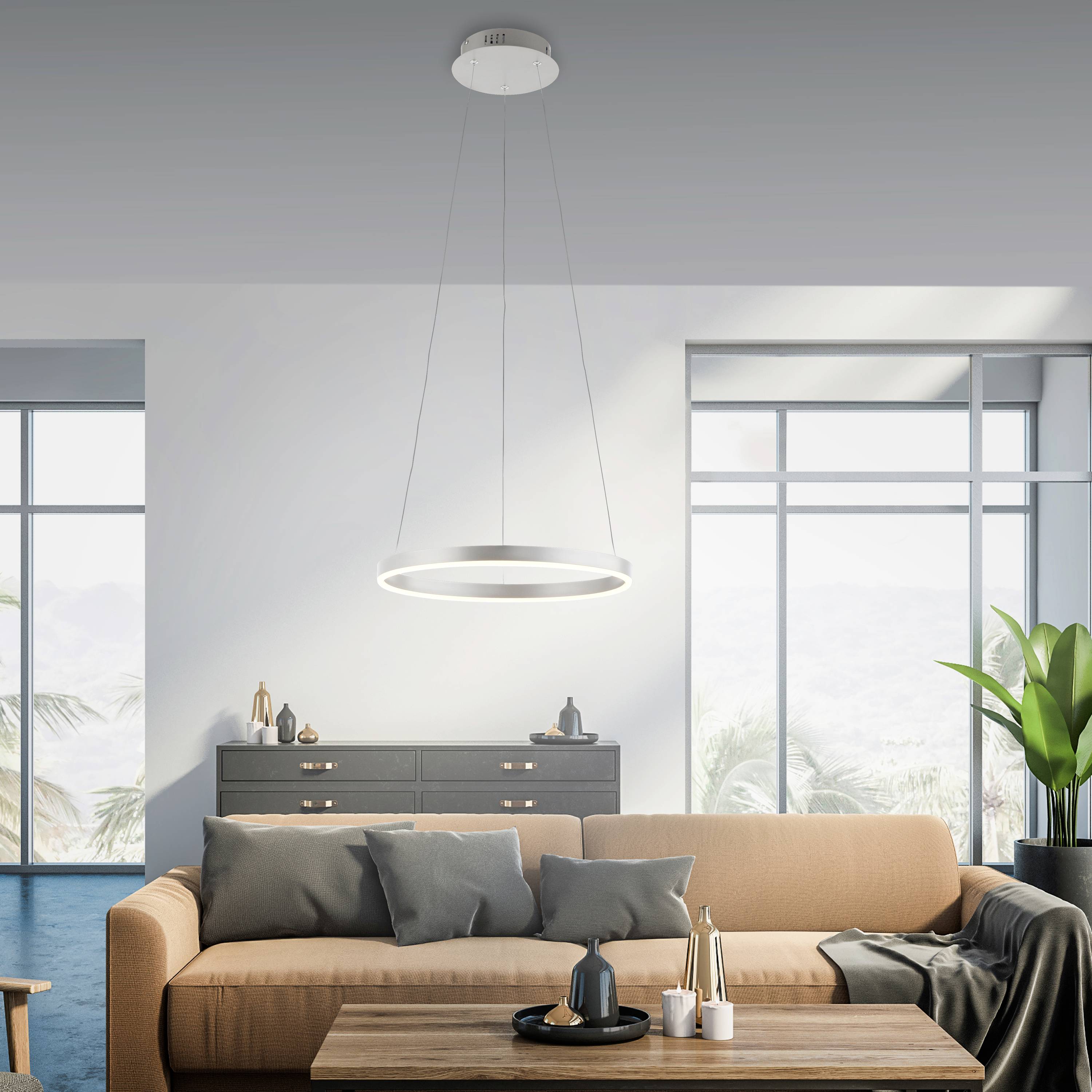 Just Light 15393-95 LED-Pendelleuchte LED 23.5W Aluminium