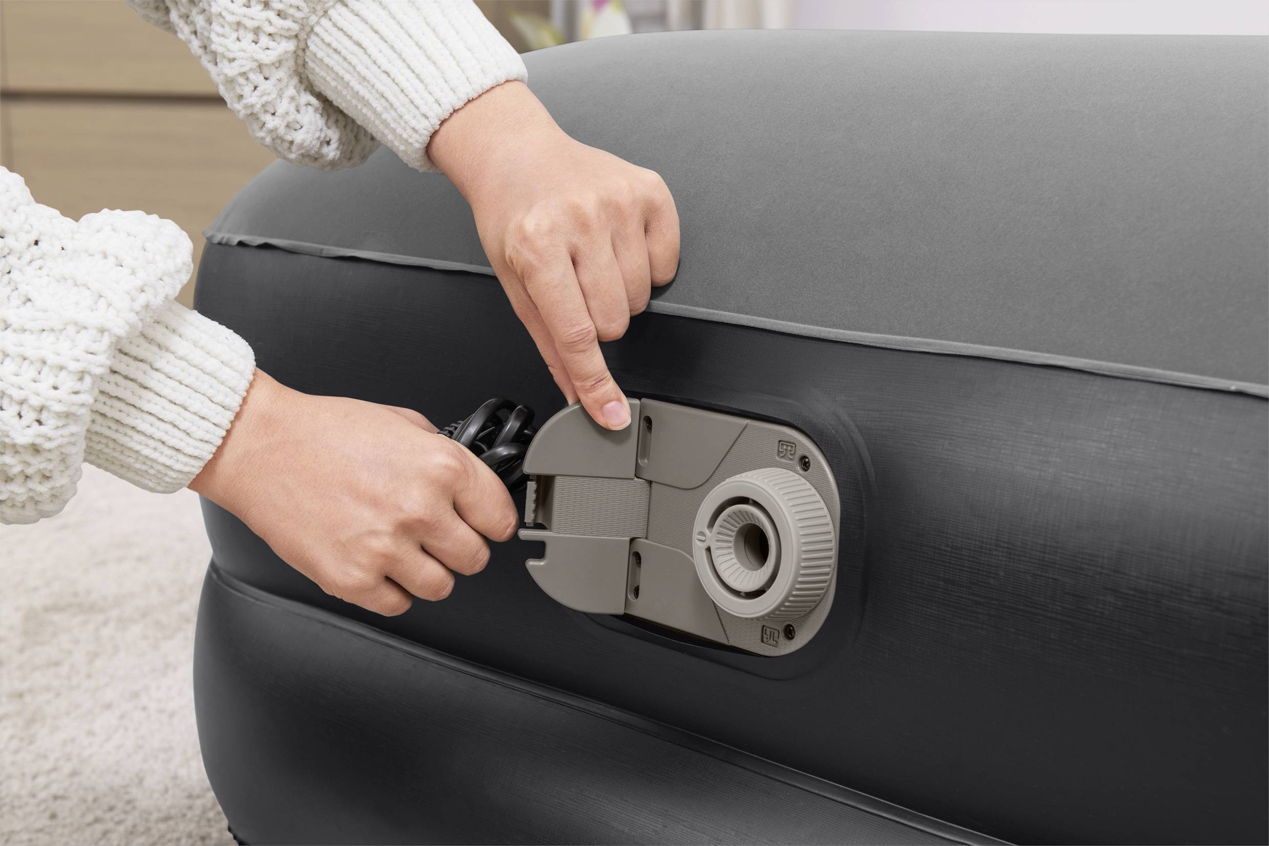 Bestway 67401 Luftbett (L x B x H) 191 x 97 x 46 cm Schwarz